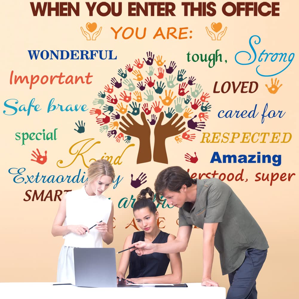 Office Wall Stickers Inspirational Quotes Decals Peel And Stick Motivational Wall Decals Colorful Motivational Lettering Office