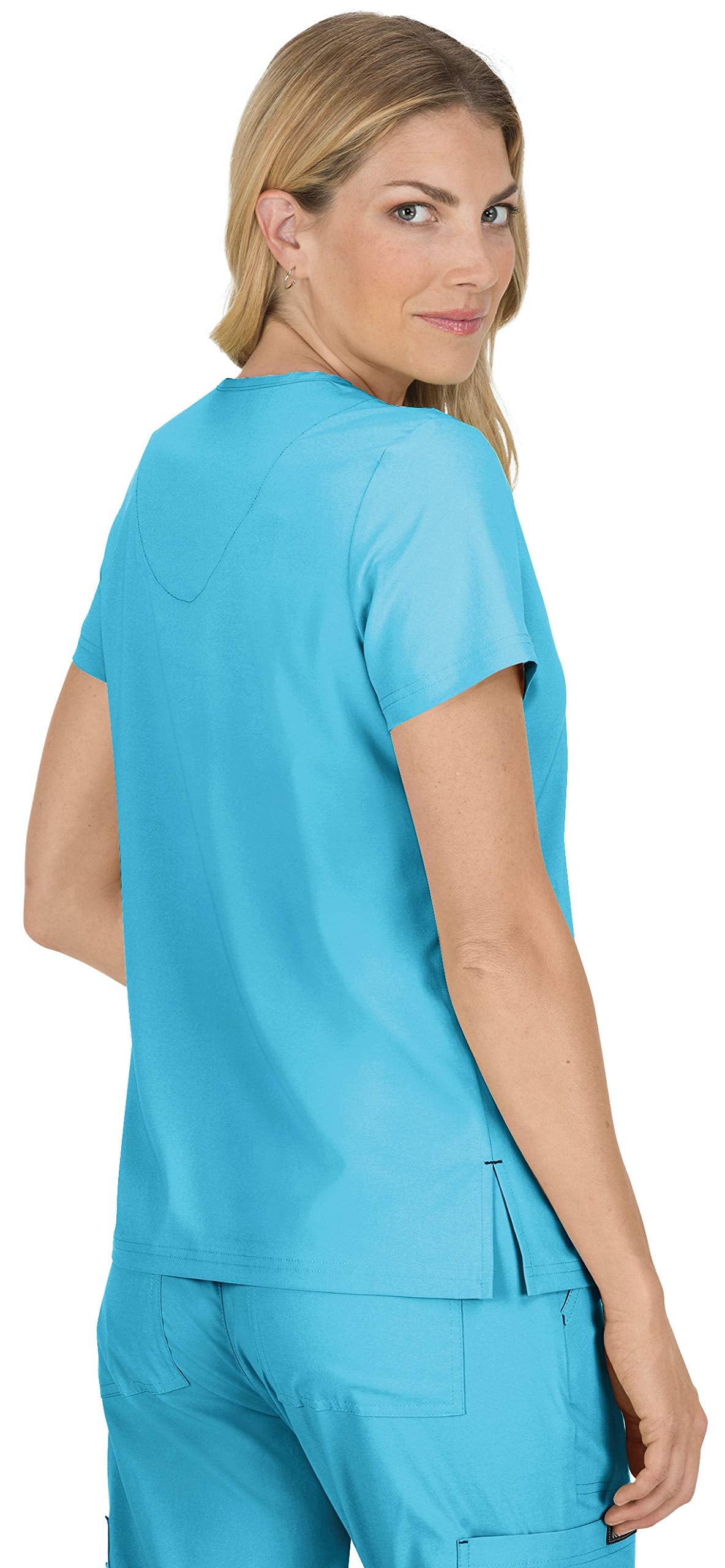 Koi Basics Koi373 Womens Scrub Top Electric Blue S