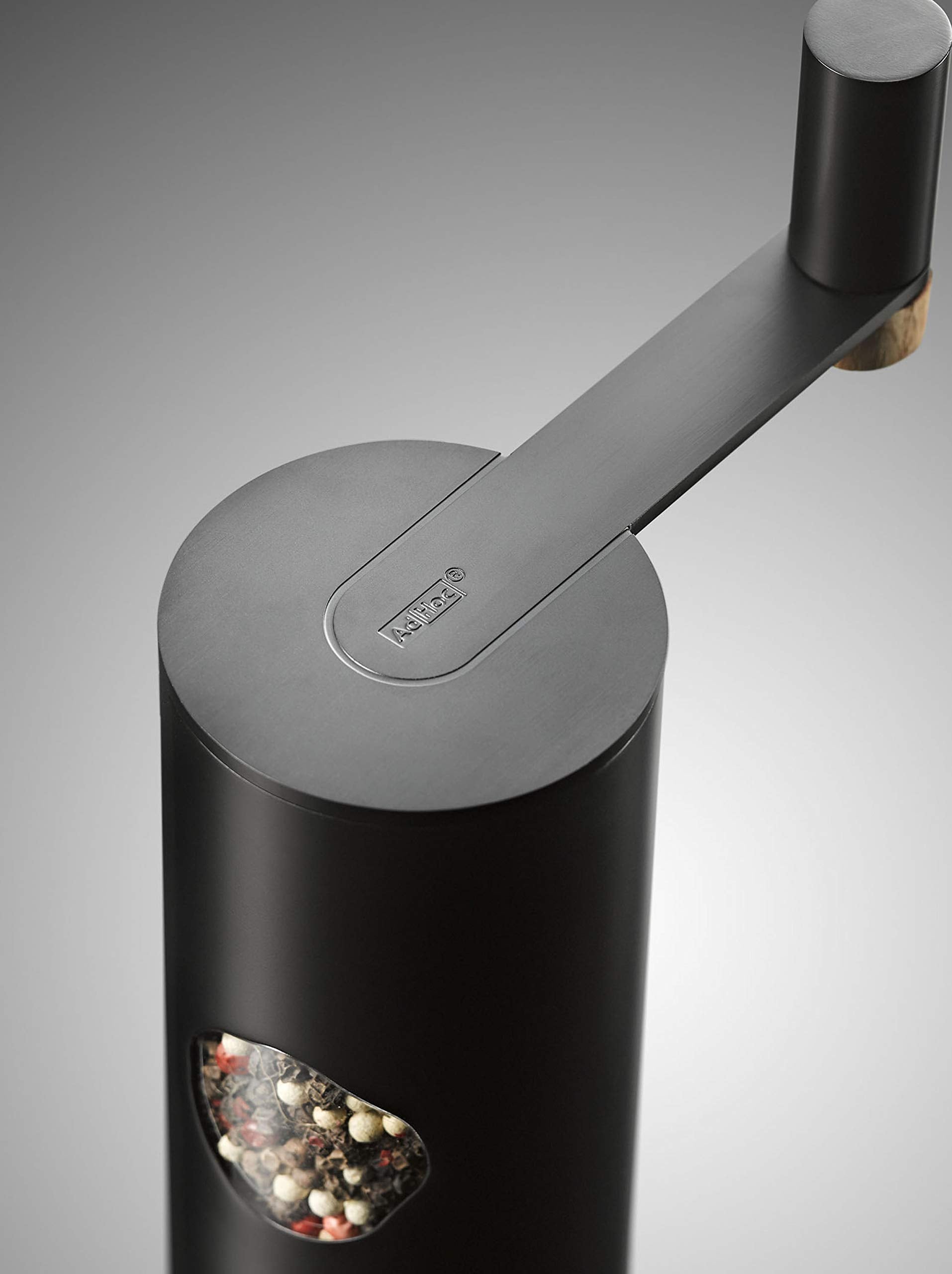 Adhoc Powermill Stainless Steel Geared Pepper Or Salt Mill