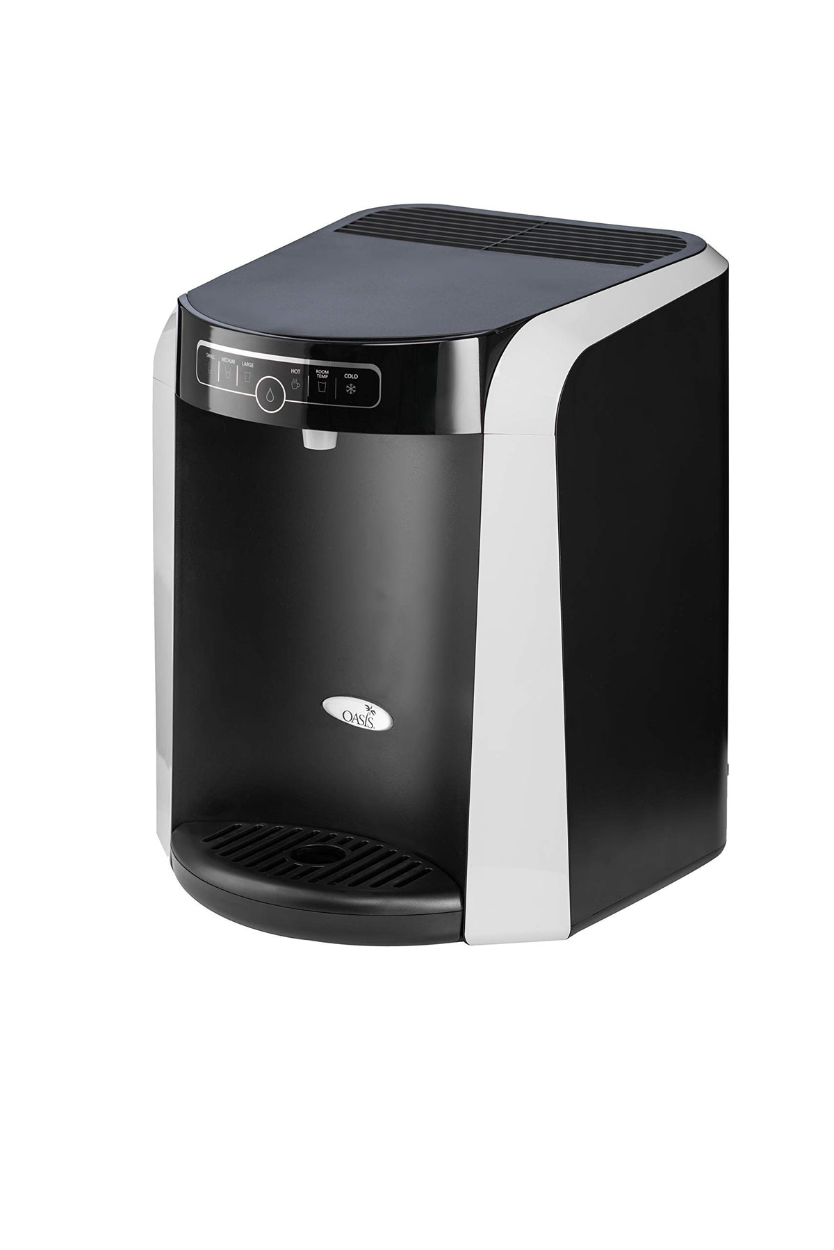 Oasis Pou1Acthsk Aquarius Countertop Plumbed Water Cooler, Dispenses Hot, Cold & Room Temp Water, Black