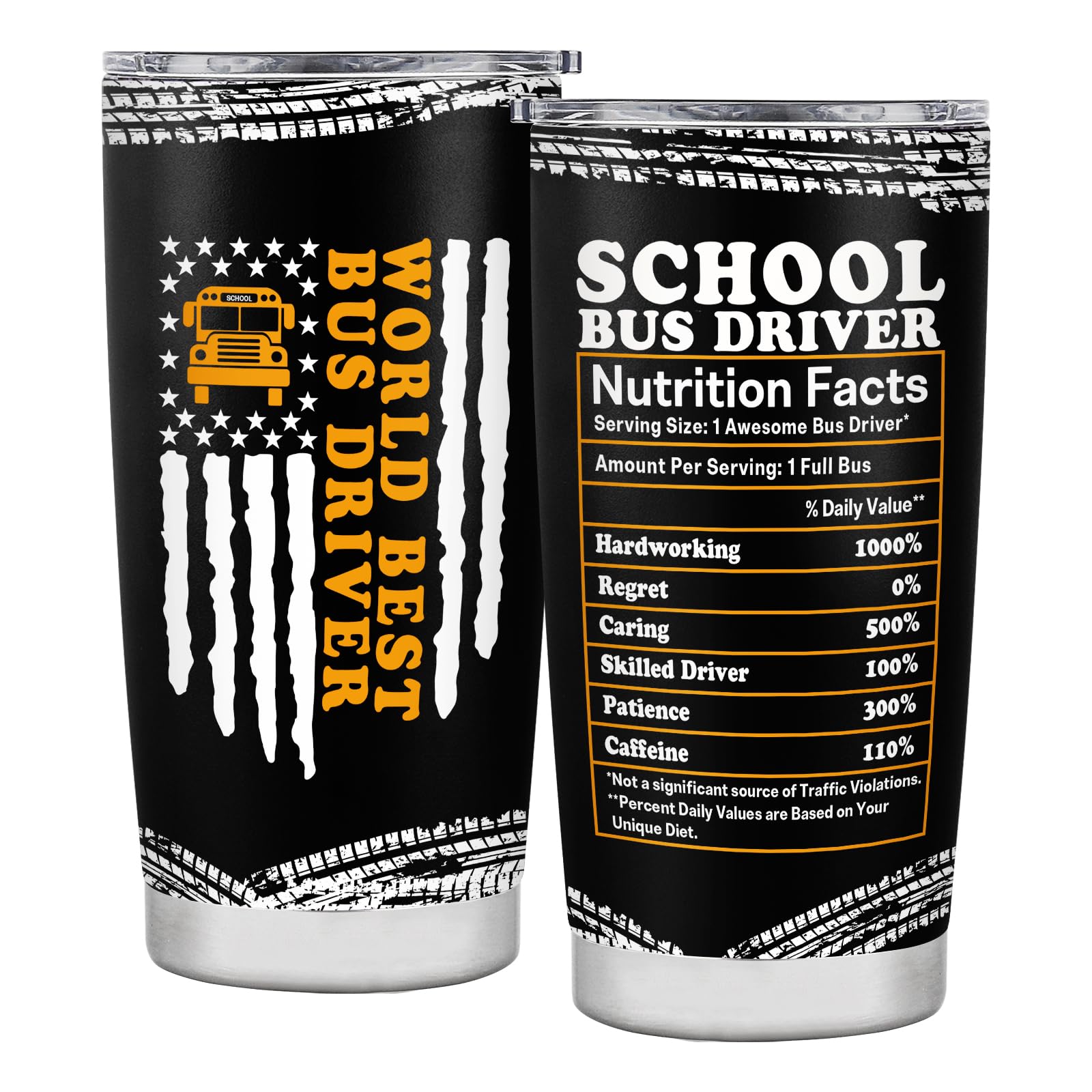 Joytumbler Bus Driver Appreciation Gifts For Men Women School Bus Driver Gifts Back To School Gifts For Kids Gifts For Retired B