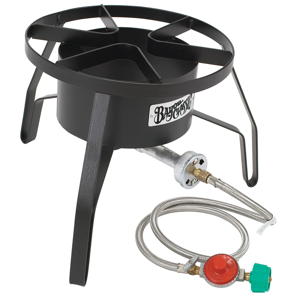 Bayou Classic High Pressure Cooker, 14'' Wide, 10 Psi Sp10 Cooker,Black,18 X 18'' X 13''. Weight: 13.8Lbs.''