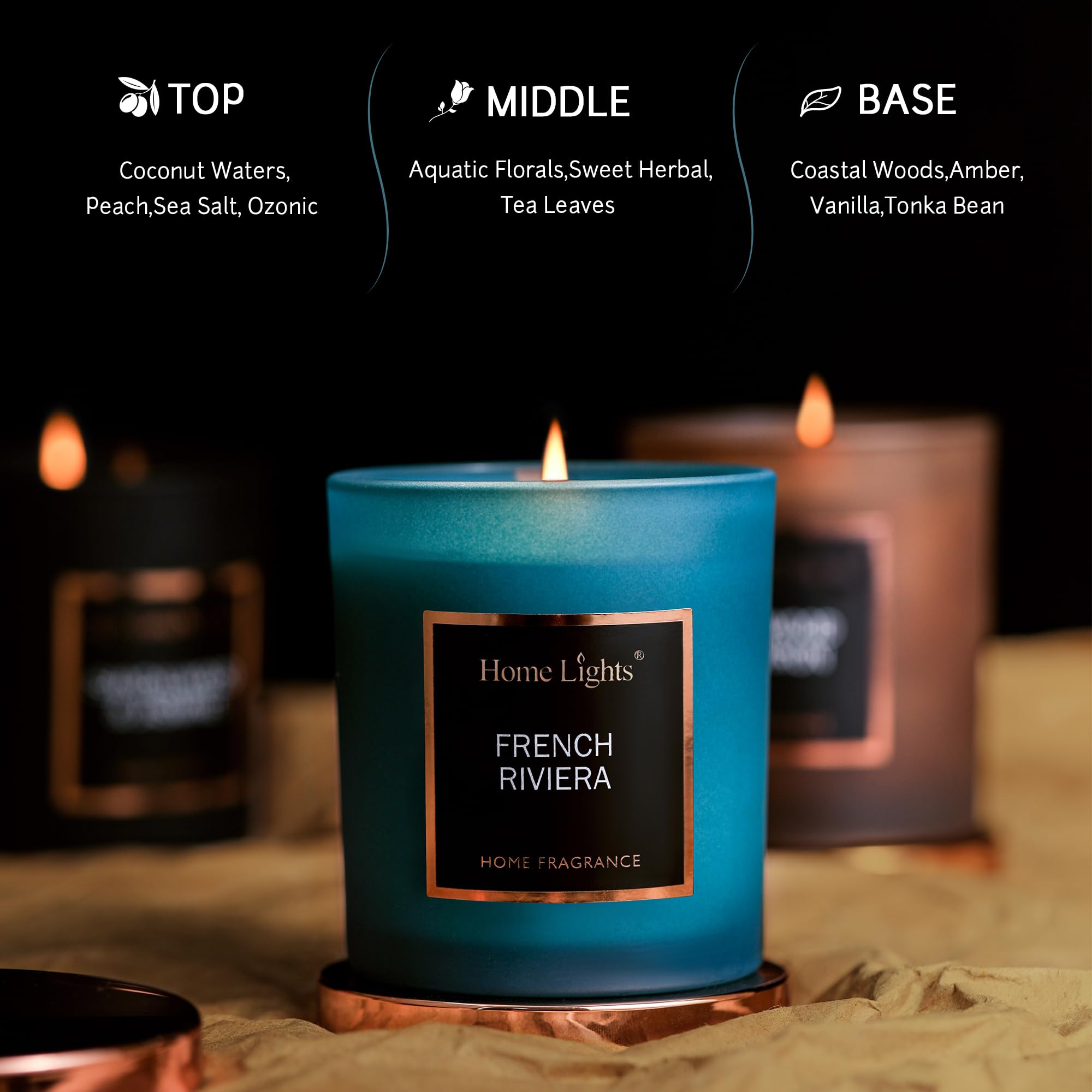 Scented Candles for Home Decoration - Natural Soy Wax Candles - Pumpkin Shaped - Vanilla Caramel Fragrance | 30 Hour Burn Time |