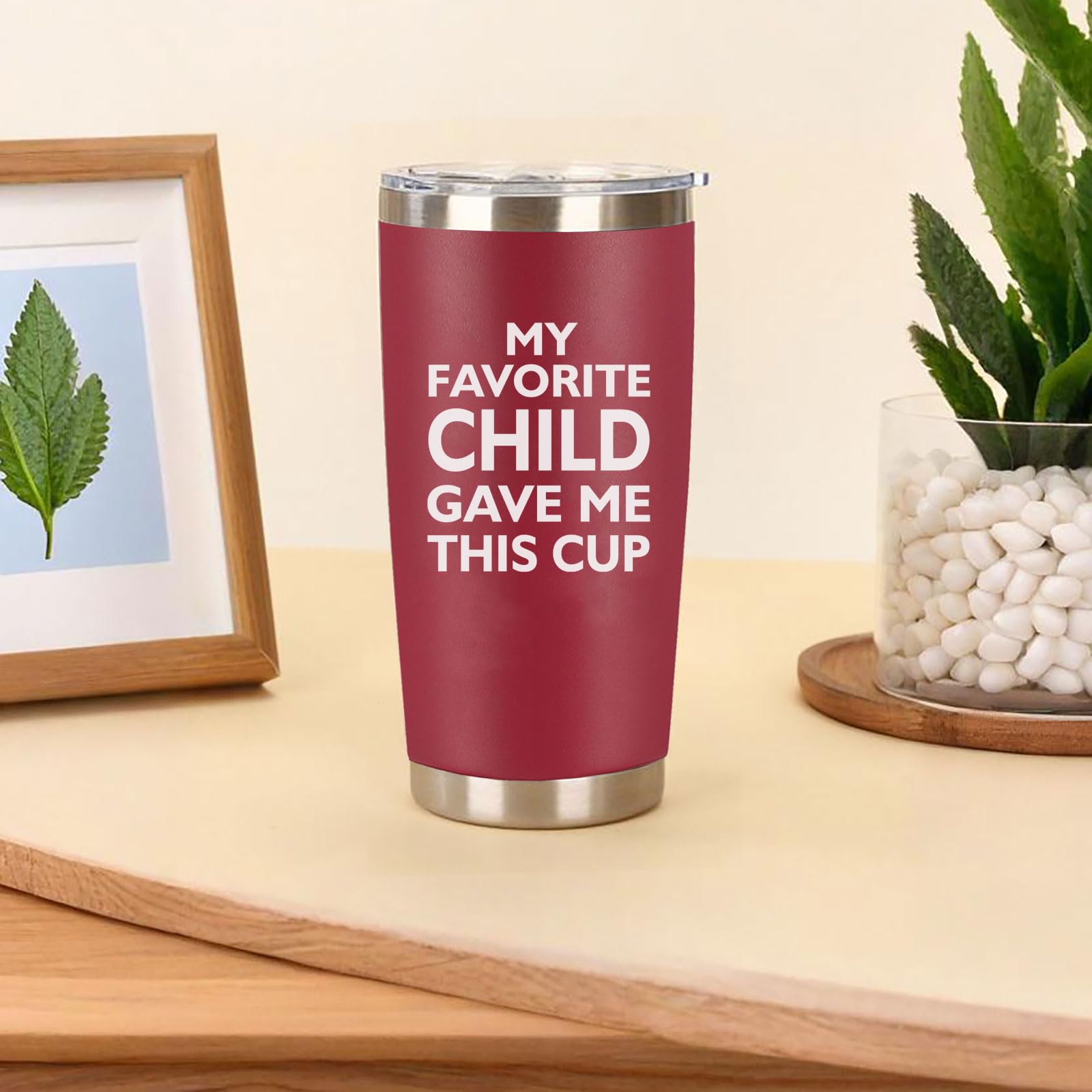 RAYSTAR Mothers Day Gifts for Mom from Daughter Son - My Favorite Child Gave Me This Cup - Mom Birthday Gifts, Mother Birthday f