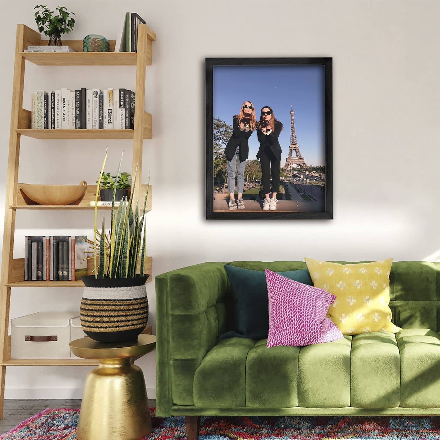 Framed Custom Canvas Prints With Your Photos Personalized Photo To Canvas Print Gifts For Couples Friends Family Baby Pets 16X24