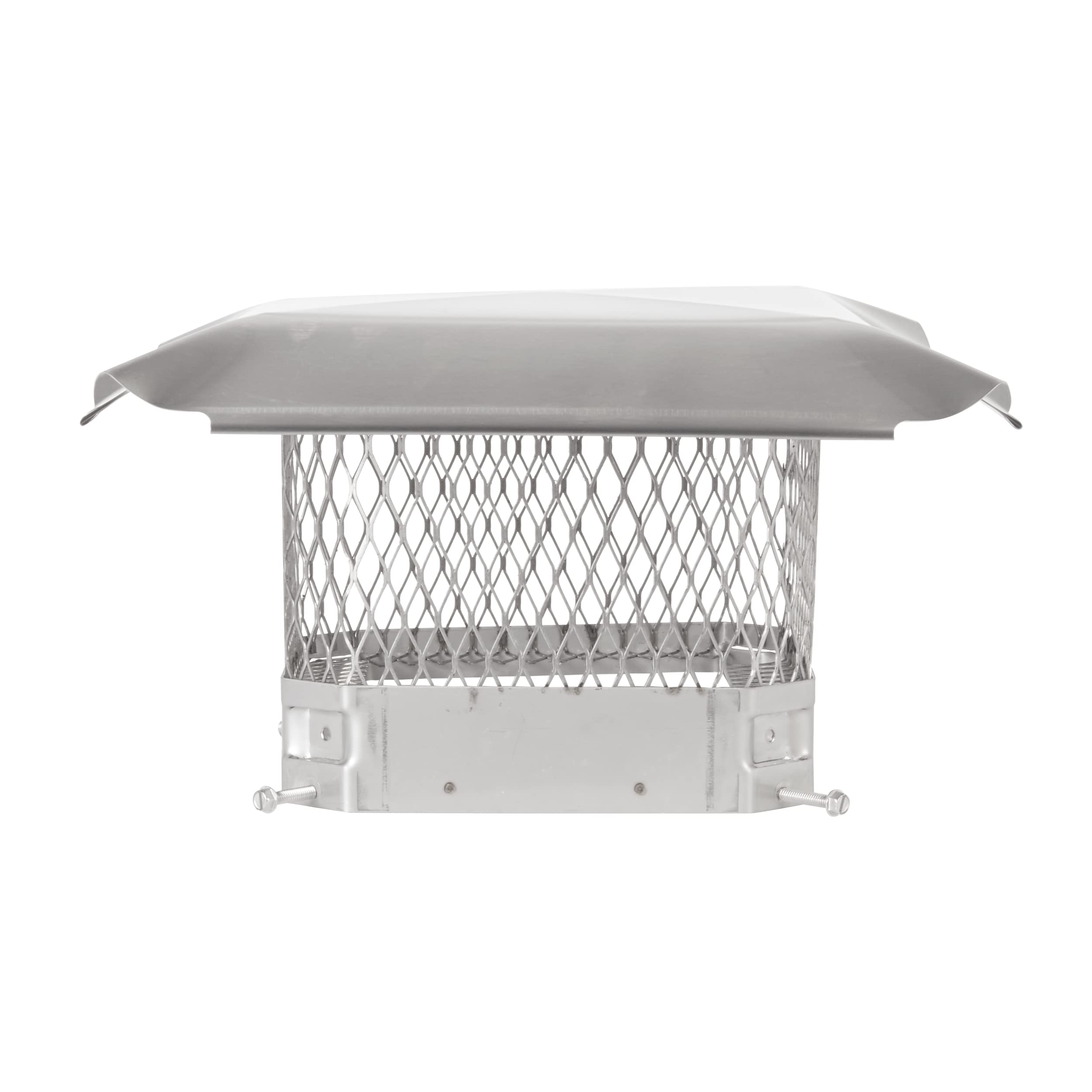 Hy-C Stainless Steel Chimney Cap - Hy-Guard Hgss99 Bolt-On Chimney Cover, Chimney Flue Cover To Fit On Existing Flue Tiles, Chim