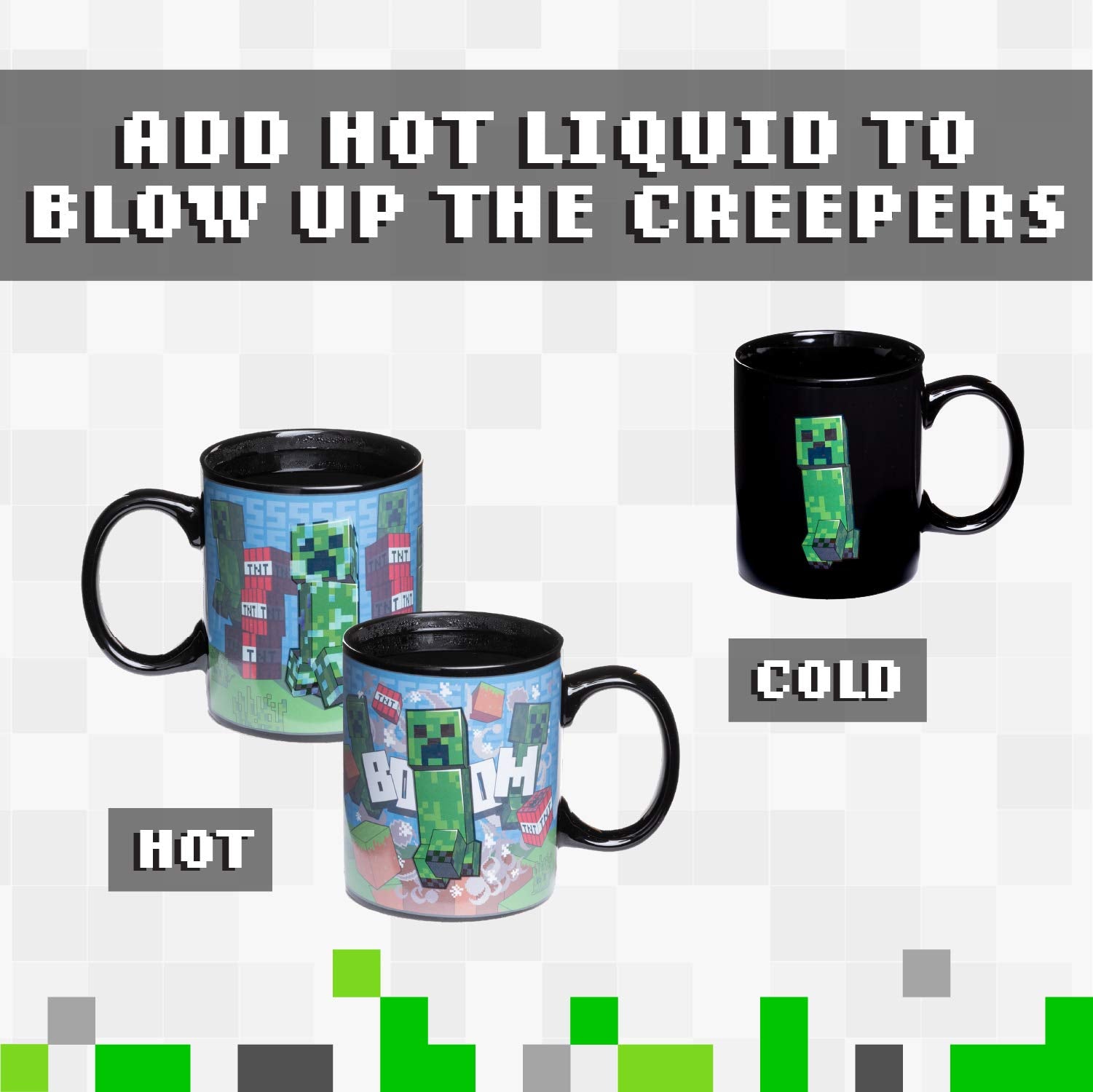 Paladone Minecraft Creeper Heat Change Mug