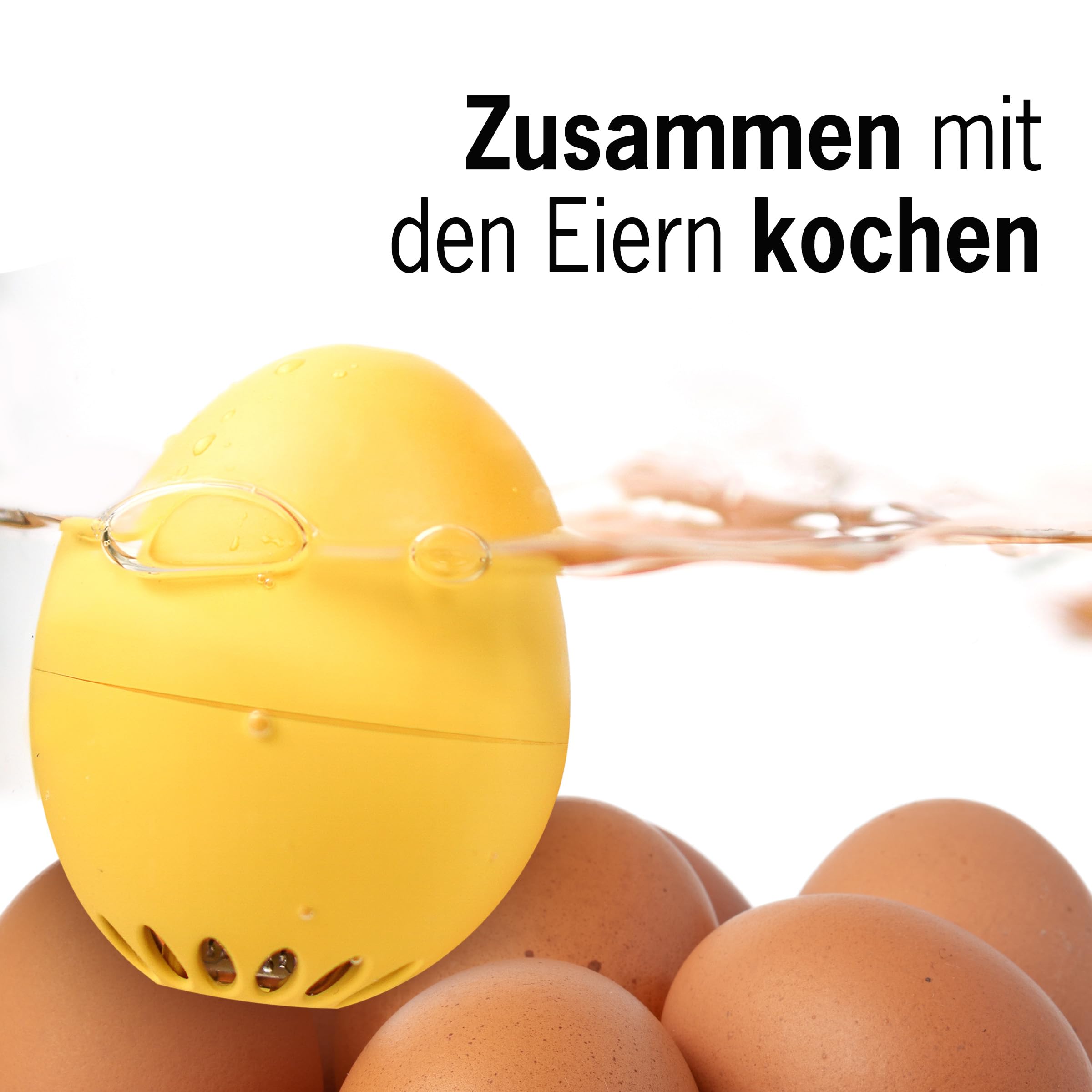 80s BeepEgg - Singing Floating Egg Timer - Boil Together with The Eggs - Egg Cooker for 3 Levels of doneness - BeepEgg with 3 melodies - Funny Musical Egg Timer - Brainstream