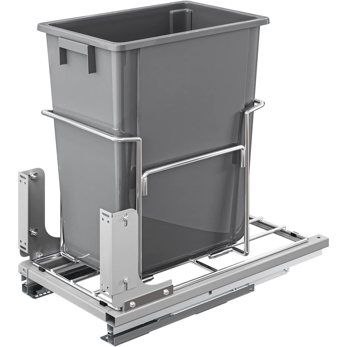 Yitahome 37 Quart Pull-Out Trash Can Recycling Bin, Sliding Under Mount Kitchen Waste Garbage Container With Soft-Close Slides,