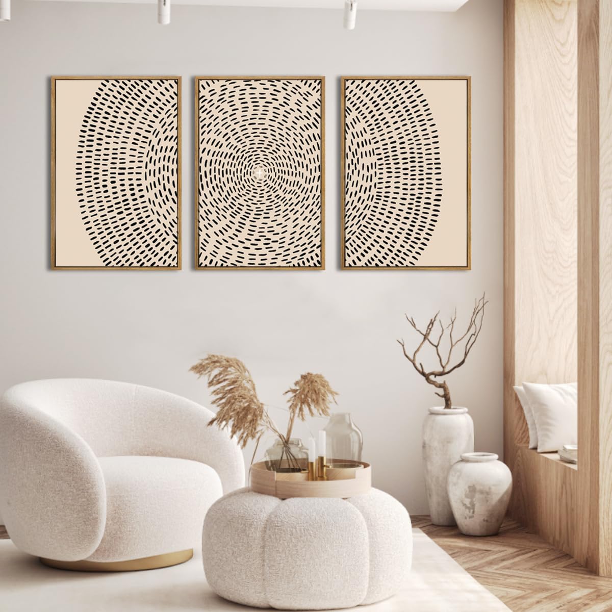 Anhuib Jesus Wall Art 16X24 Inch Jesus Feeds The 5000 Canvas Wall Art Set Of 3 Framed Christian Wall Decor Modern Abstract Art P