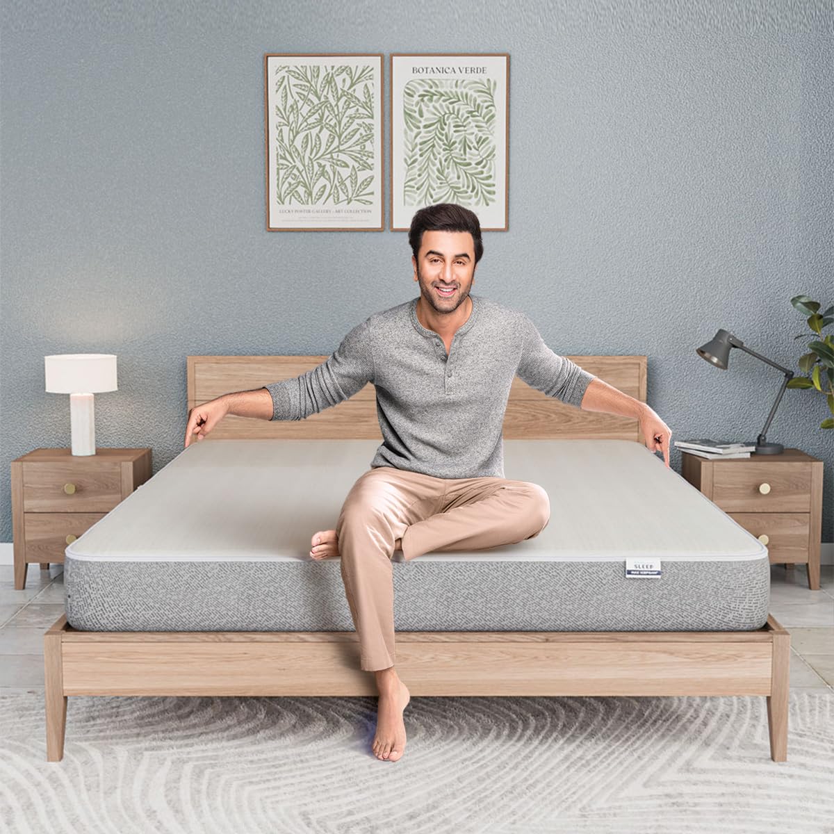 Nilkamal SLEEP Max ICEFOAM Cool Gel Memory Foam 10 Inch King Size Mattress | 10 Year Warranty | Orthopedic Support | Supportive 