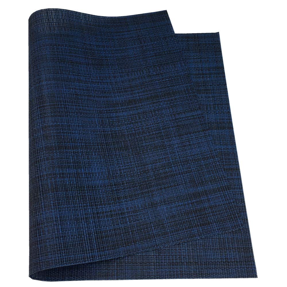 Zx Vision Heat Resistant Placemats For Dining Tbale Woven Vinyl Washable Place Mats Wipe Clean Pvc Table Mats,Set Of 4,Best Gift