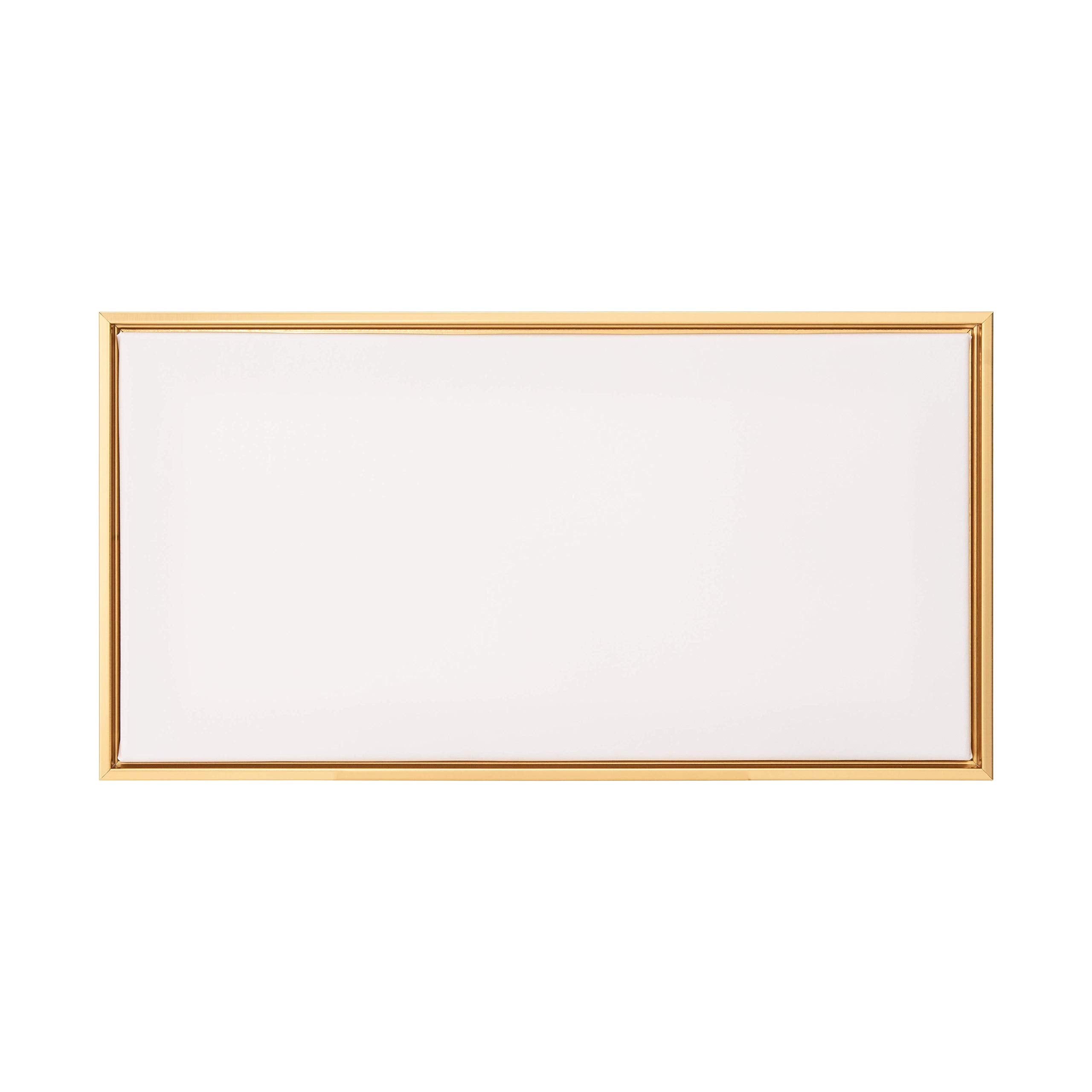 Pixy Canvas 24x48 inch Floater Frame for Canvas Paintings. 12 Colors. Floating Frame fits 5/8''  3/4'' & max 7/8'' Deep Stretched Canvas & Wood Panels (Brass Gold  24 x 48 inch)