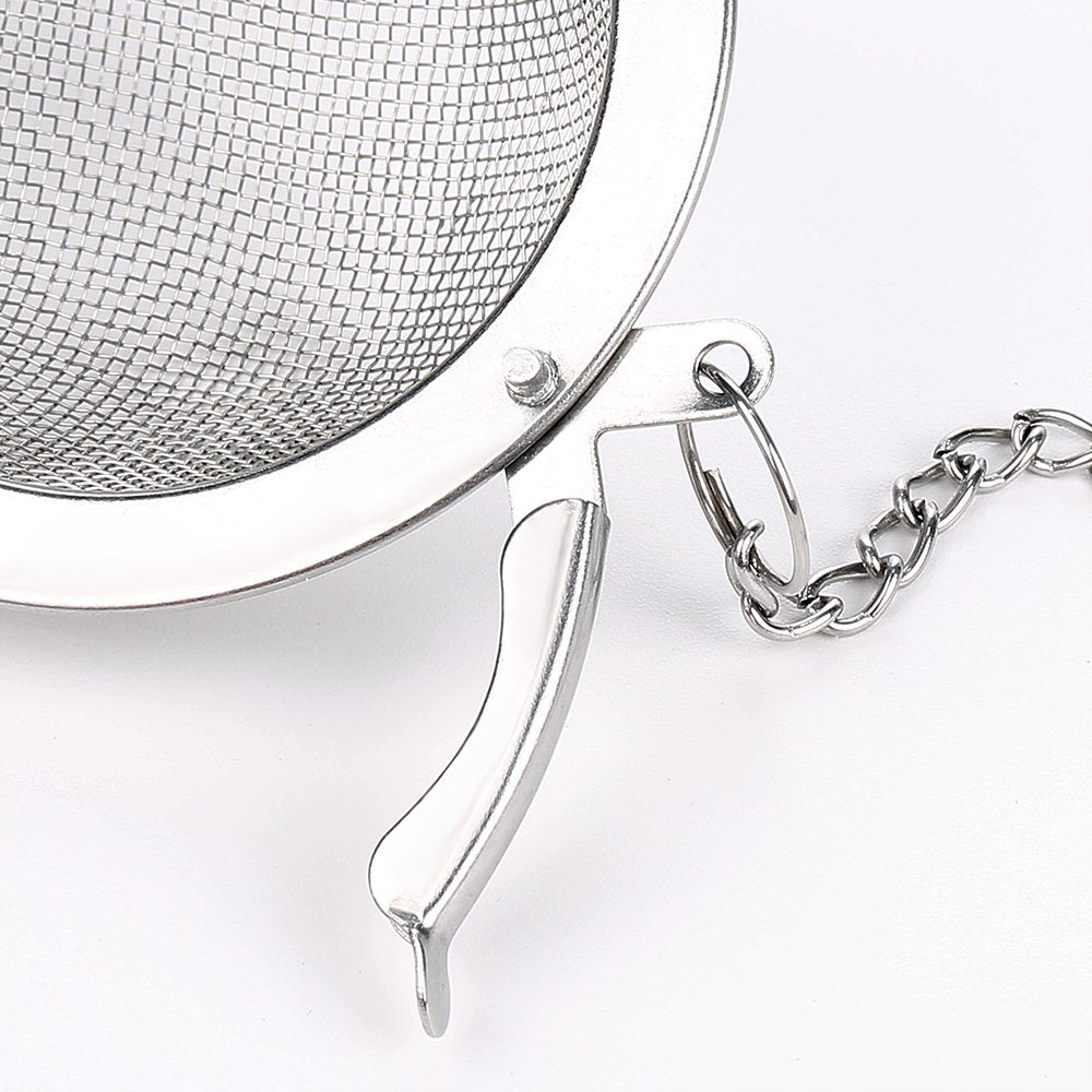Siasky 2Pcs Stainless Steel Mesh Tea Infuser, 2.1 Inch Tea Ball, Strainer Tea Diffuser, Steeper For Filtering Tea