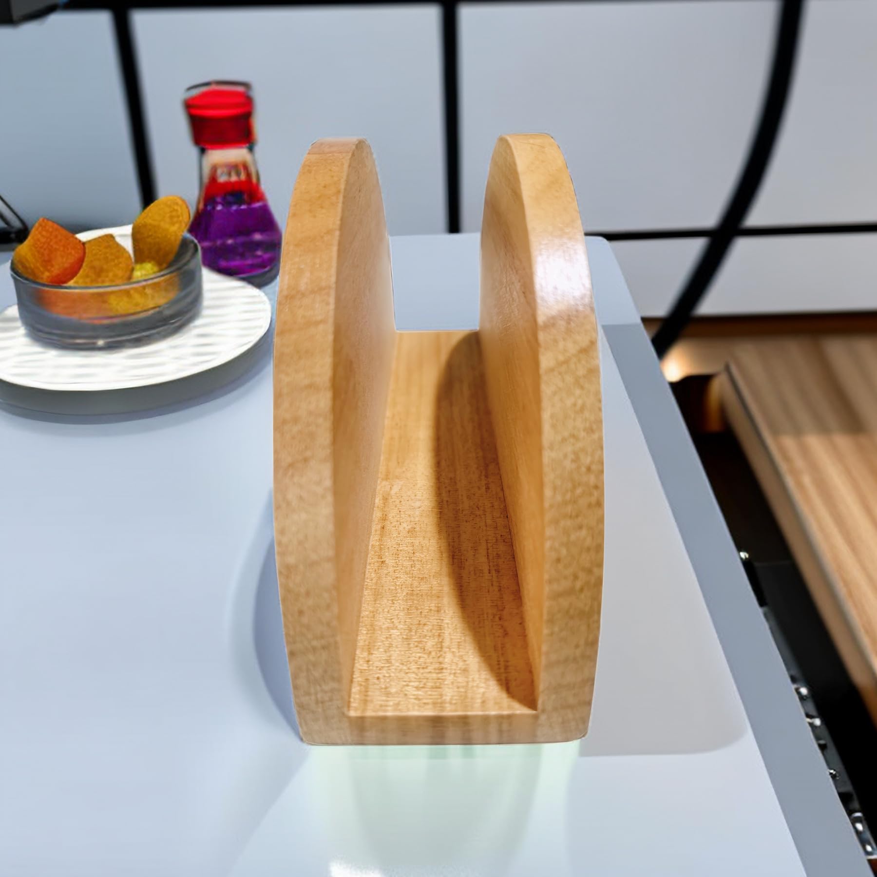 Duicirx Bless You Wood Tissue Box Cover, Rustic White Tissue Box Cover Square, Farmhouse Toilet Paper Holder, Or Napkin Holder F