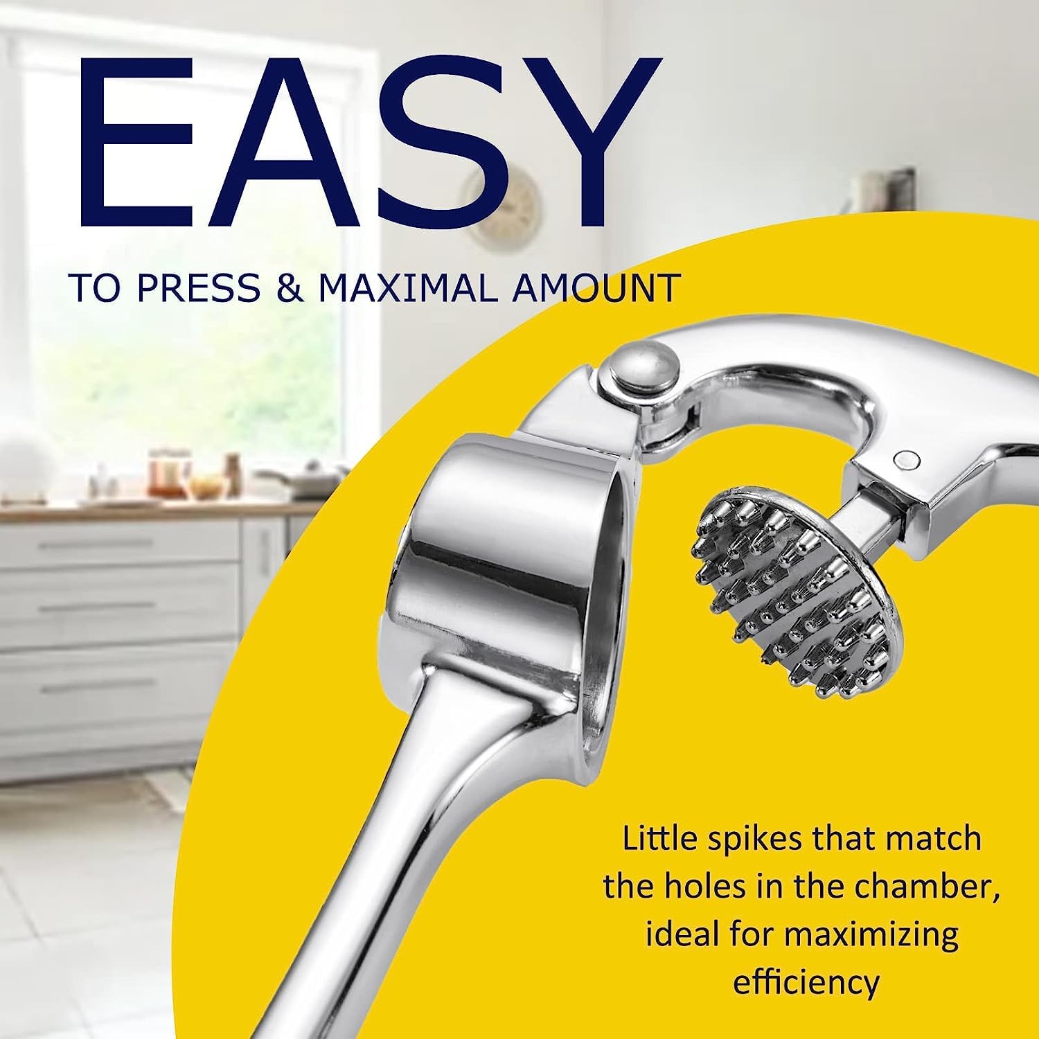 Premium Garlic Press Stainless Steel - Elevate Your Culinary Experience With Our Premium Garlic Mincer, Crusher & Peeler Set, Di