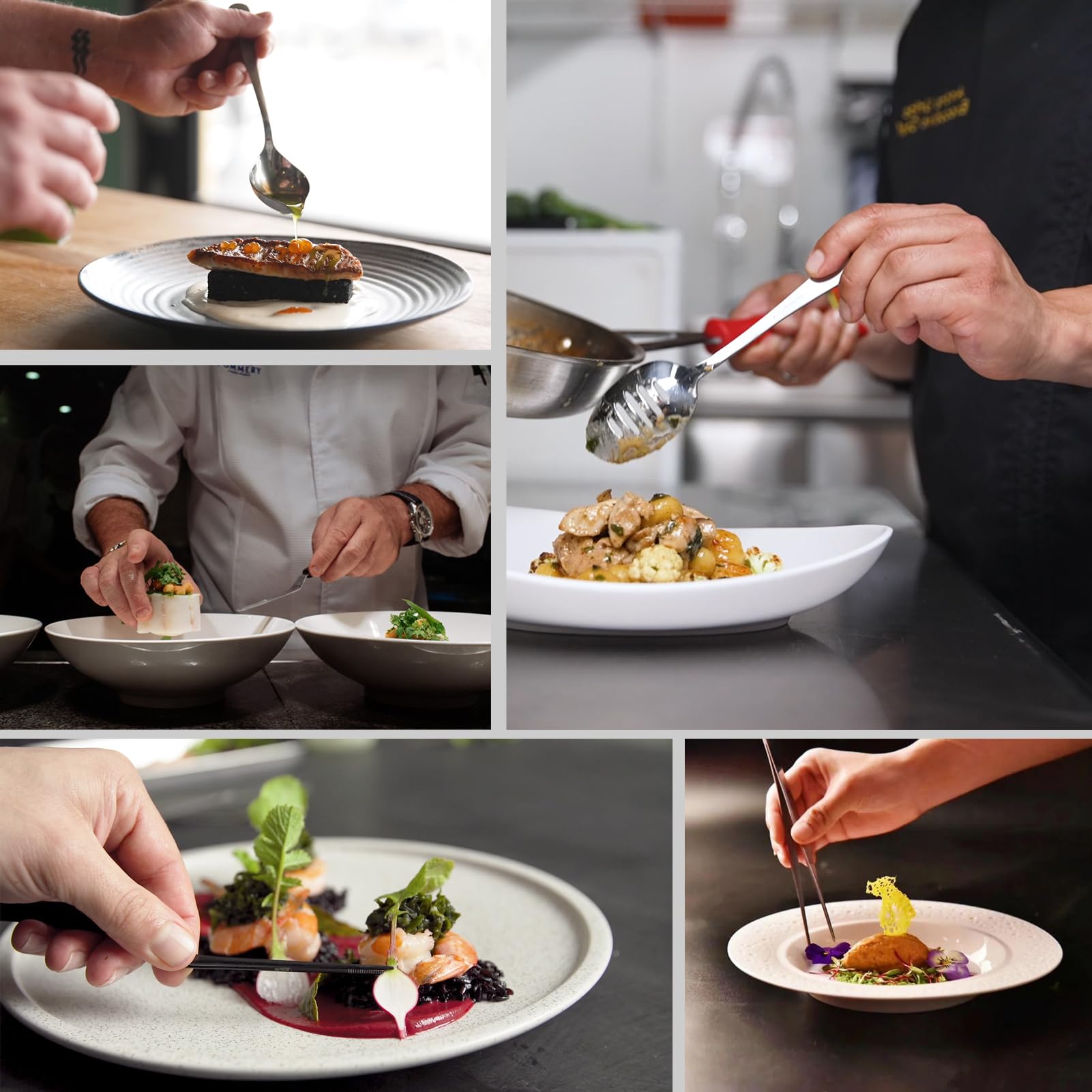 Bonigour | Plating Tools Culinary Set | 11 Piece Professional Chef Plating Tools Pro Kit | Kitchen Plating Utensils | Modernist