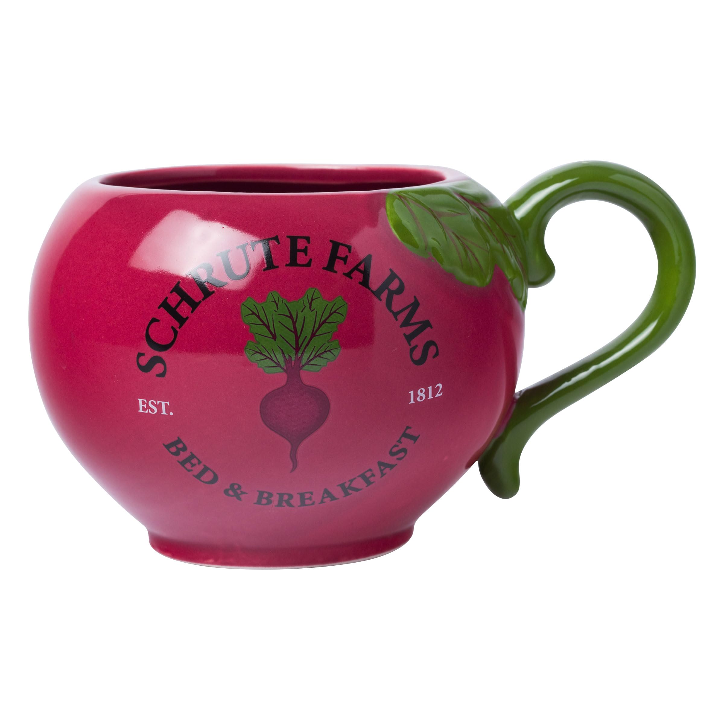 The Office Schrute Farms 20 Ounce 3D Sculpted Ceramic Mug