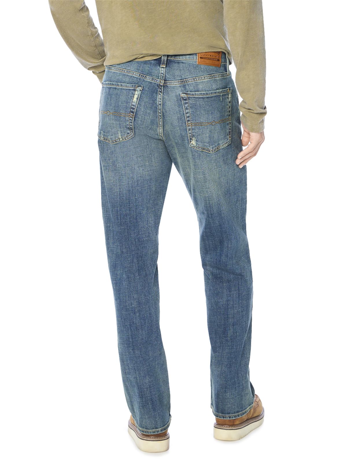 Lucky Brand Mens 181 Relaxed Straight Jeans, Ol Wilder Ranch, 40W X 34L Us