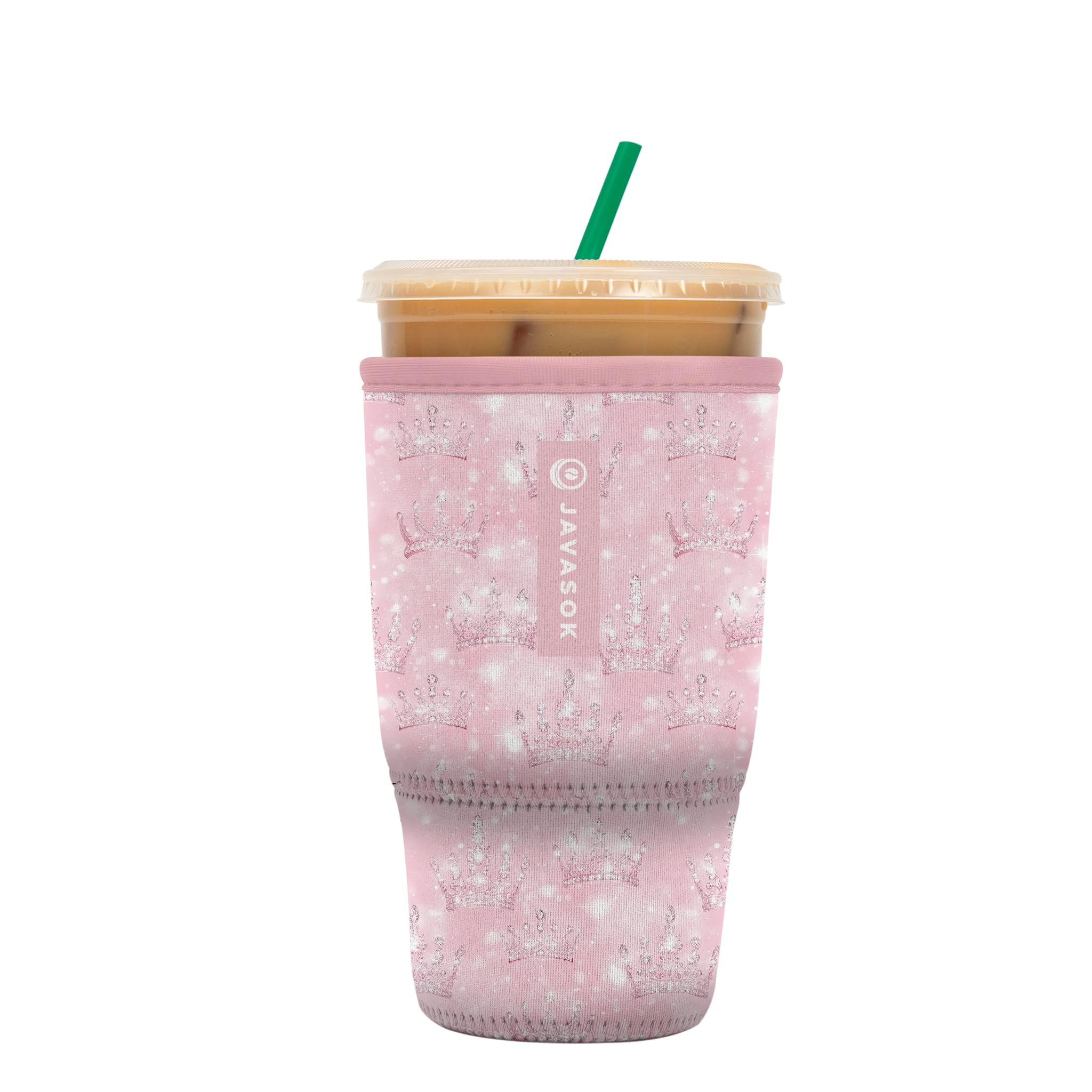 Sok It JavaSok Iced Coffee & Cold Soda Insulated Neoprene Cup Sleeve (Wand of a Kind, Large: 30-32oz)