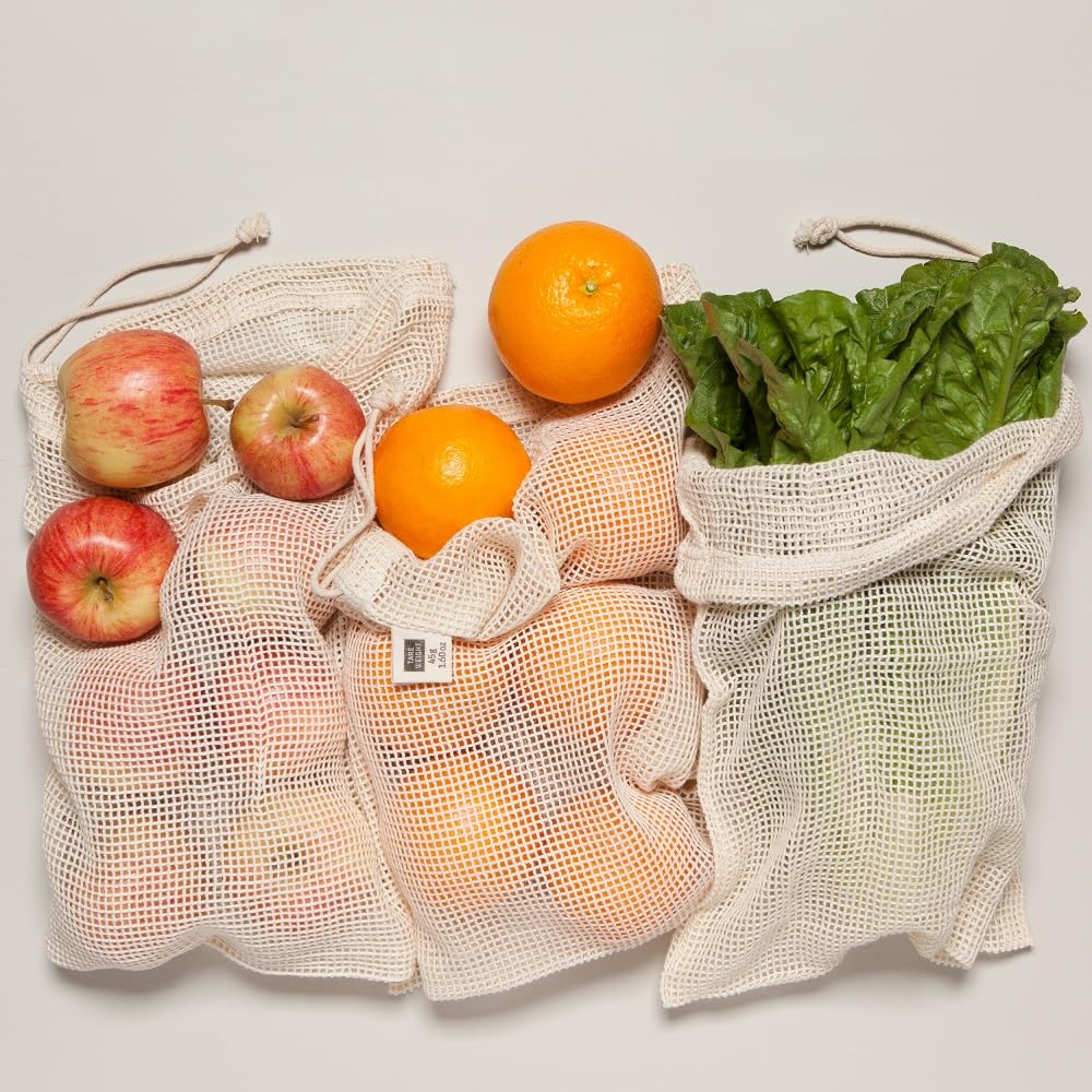 Now Designs Le Marche Natural Produce Bags, 3 Ct