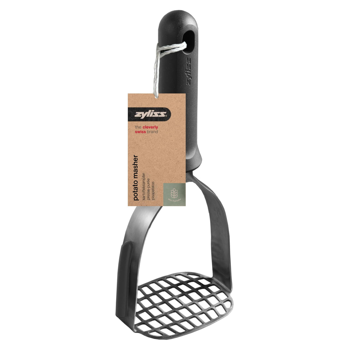 Zyliss Stainless Steel Potato Masher - Food Smasher For Potatoes, Avocados & More - Home Kitchen Essentials & Accessories - Manu