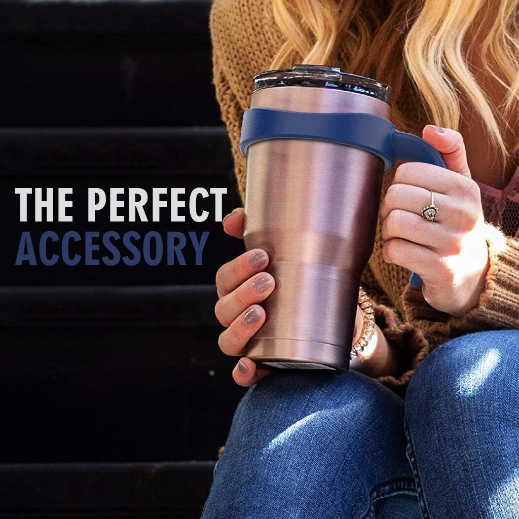 Tumbler Handle For 30 Oz Yeti Rambler Cooler Cup, Rtic Mug (Old Style), Sic, Ozark Trail Grip And More Tumbler Mugs - Bpa Free (
