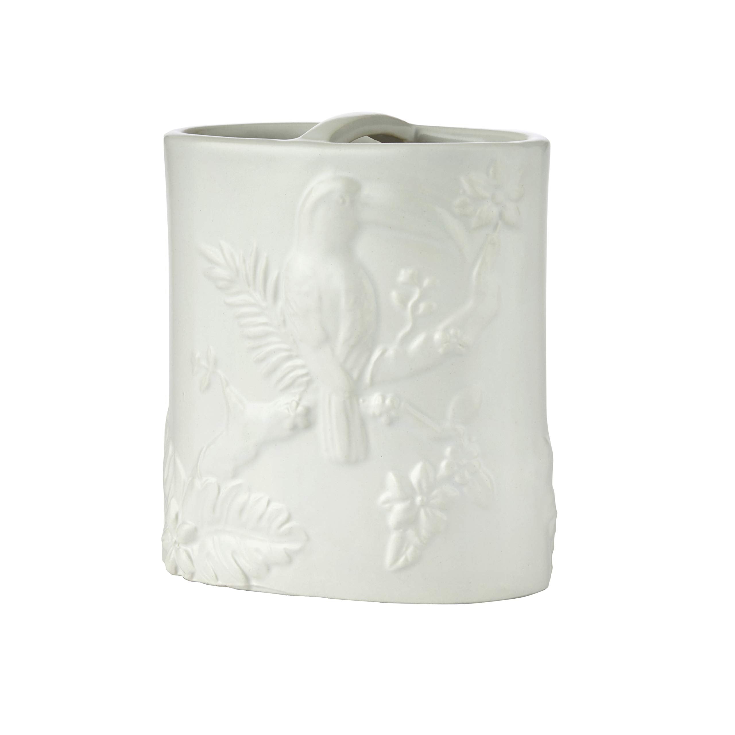 Skl Home Vern Yip Jungle Cats Toothbrush Holder, White