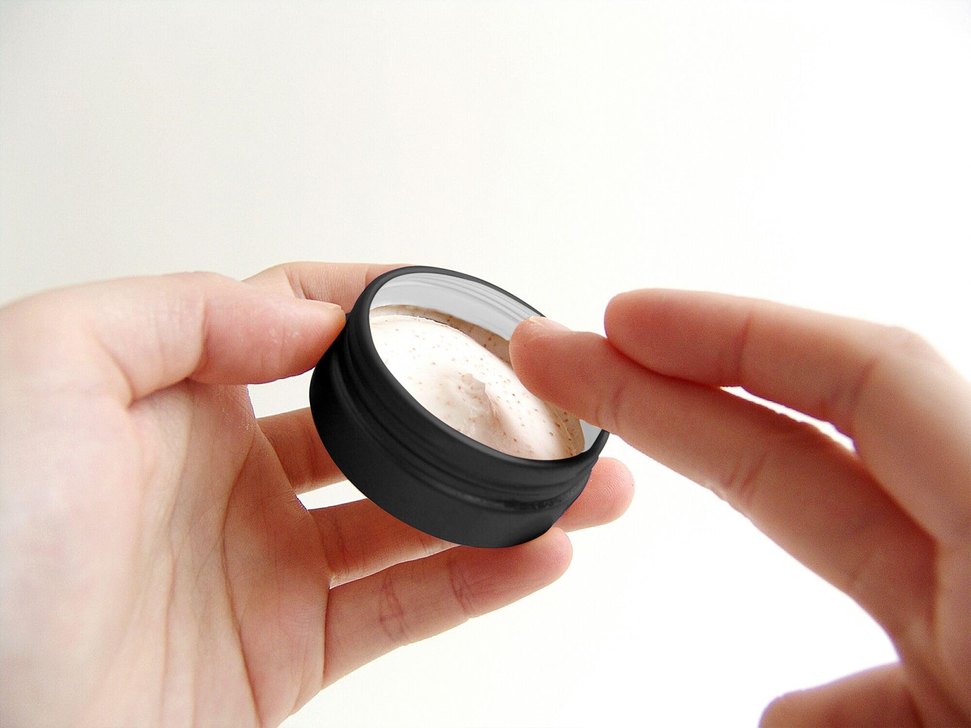 20 Pcs 1 Ounce Aluminum Tin Jars Containers Leak Proof Cosmetic Tin Jars Containers Round Screw Lids For Cosmetic, Salves, Balms