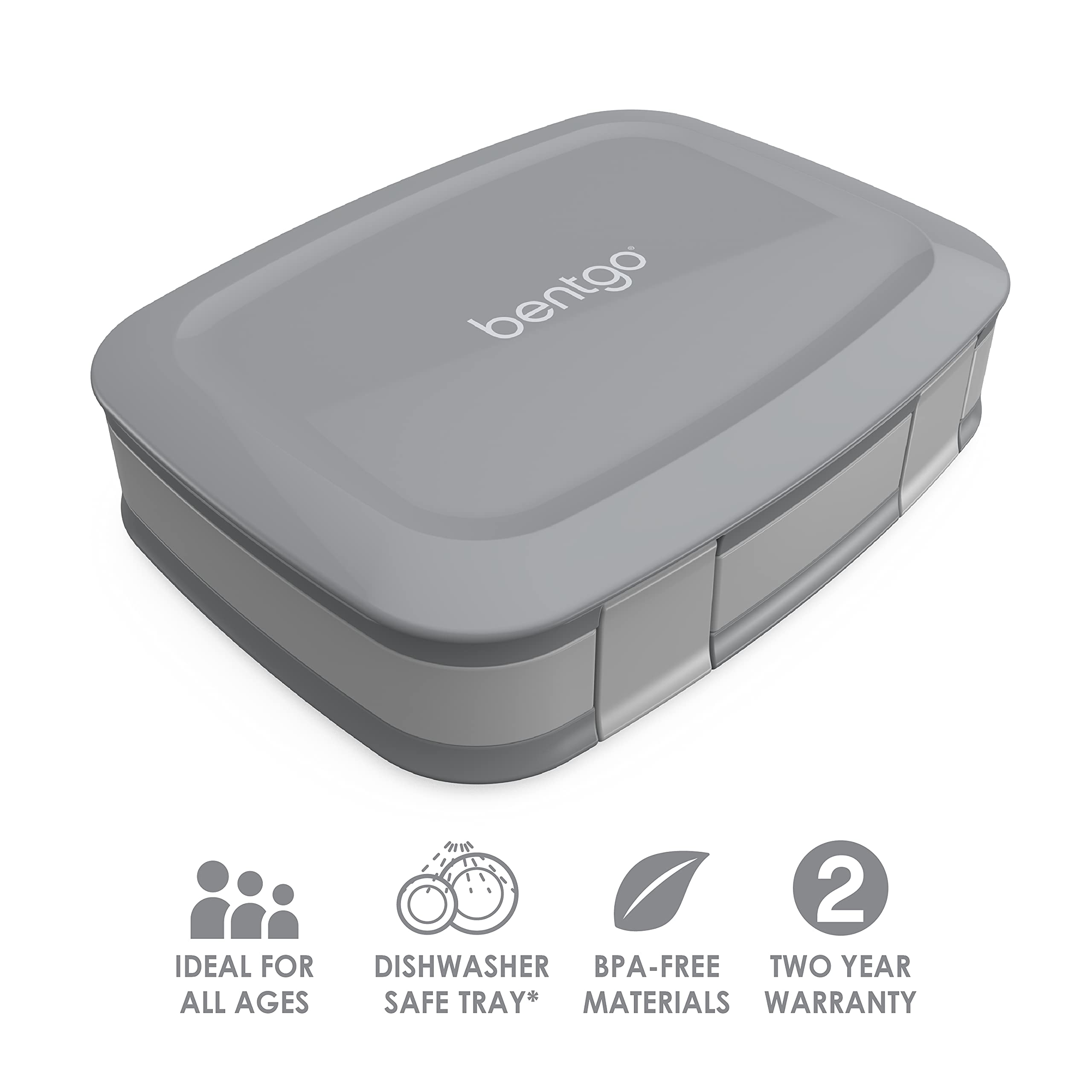 Bentgo Fresh - Leak-Proof, Versatile 4-Compartment Bento-Style Lunch Box With Removable Divider, Portion-Controlled Meals For Te