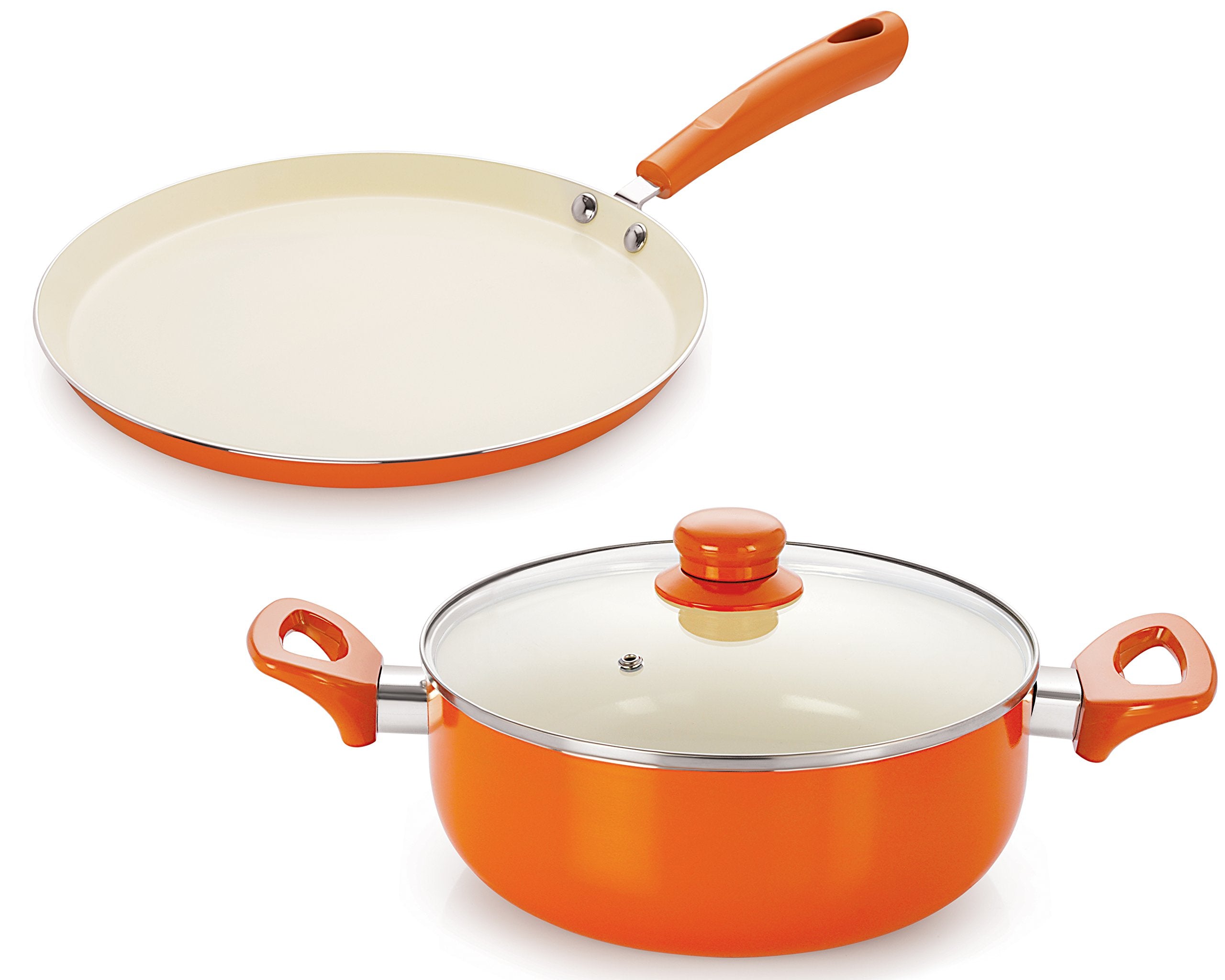 Nirlon Odor Proof Ceramic NonStick Cookware Set