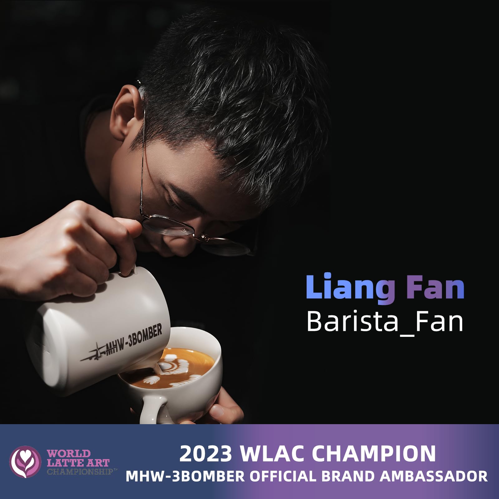 Mhw-3Bomber Espresso Steaming Pitcher Milk Frothing Pitcher Stainless Steel Milk Coffee Cappuccino Latte Art Barista Cup 20Oz/60