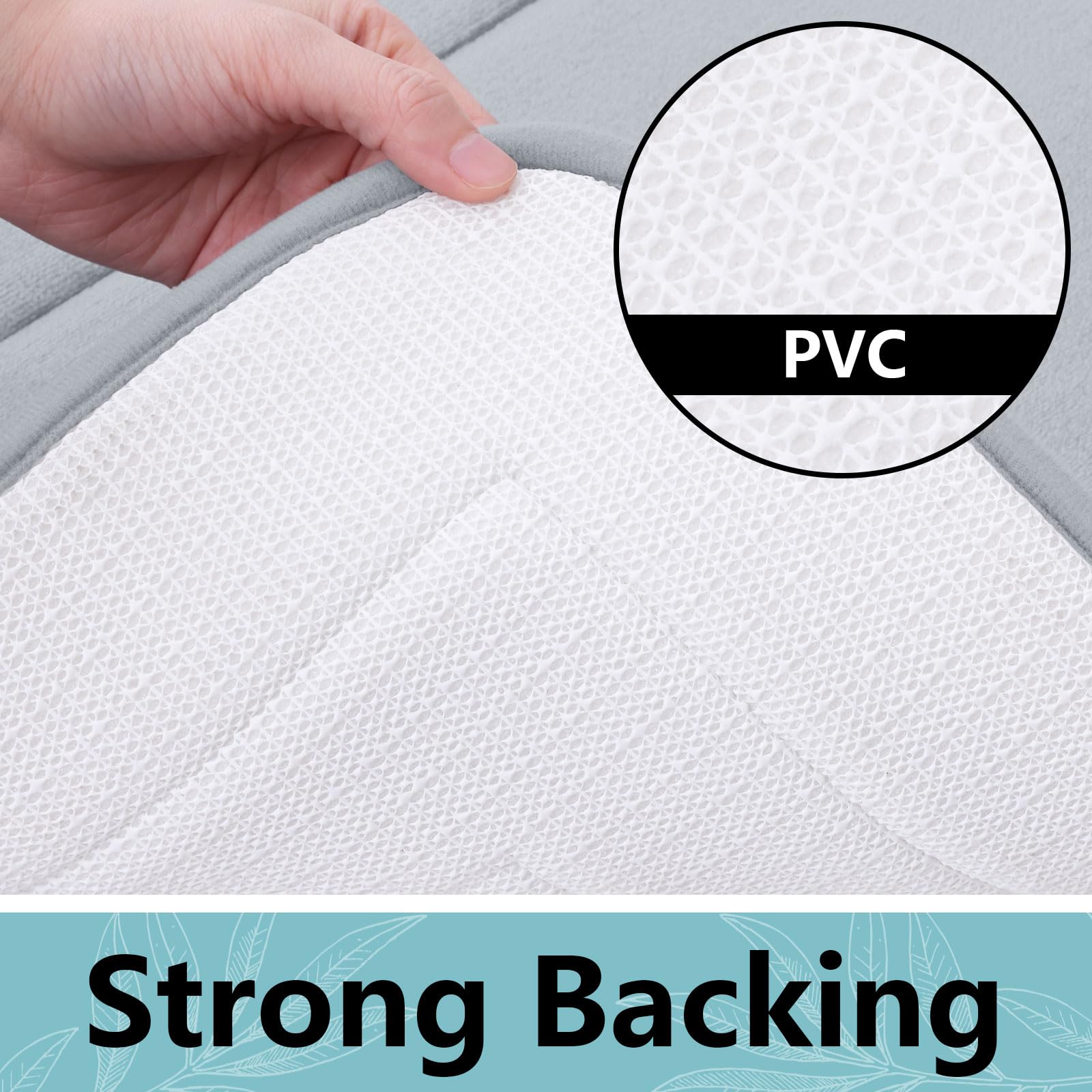 Arotive Memory Foam Bathroom Rug Mat 47X17, Ultra Soft And Absorbent Bath Mat, Machine Wash Dry, Comfortable Bath Rug Carpet For