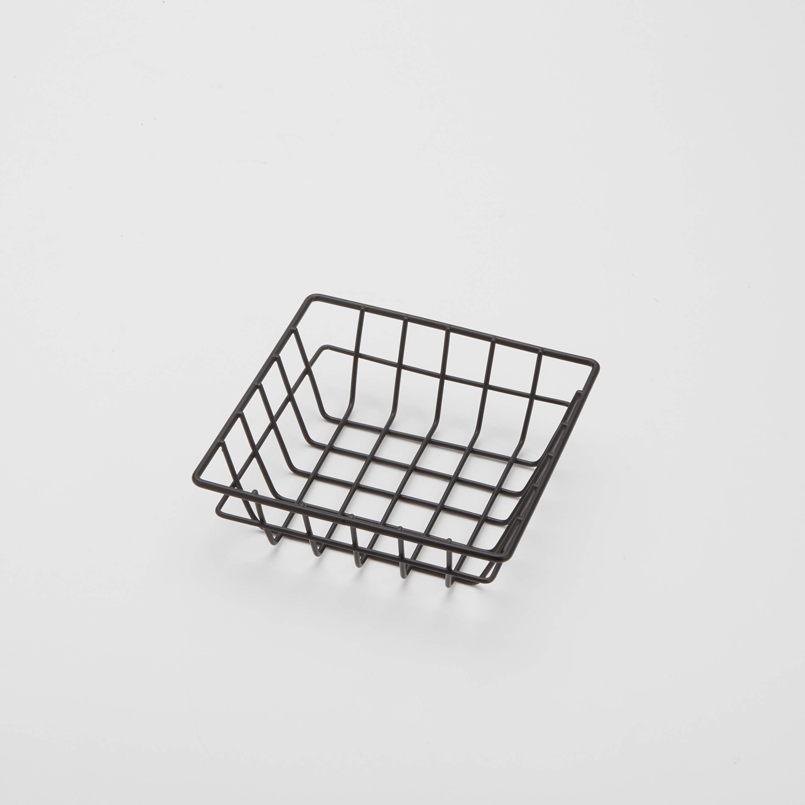 American Metalcraft Sqgb6 Square Wire Grid Basket, Black, 6-Inches