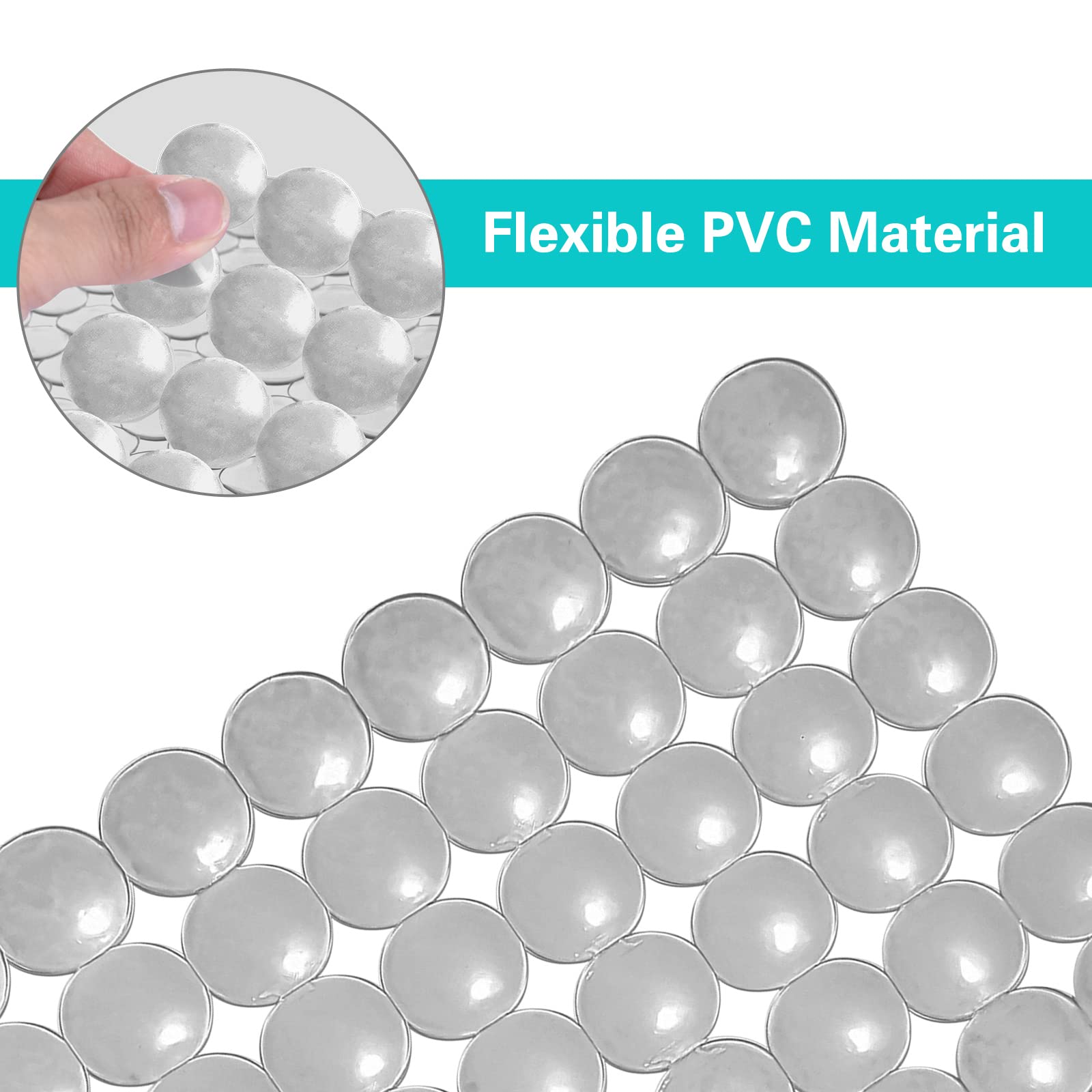 Coopay 2 Pack Kitchen Sink Mat Plastic Sink Protect Mat Pvc Eco-Friendly Kitchen Adjustable Stainless Steel/Porcelain Dish Dryin