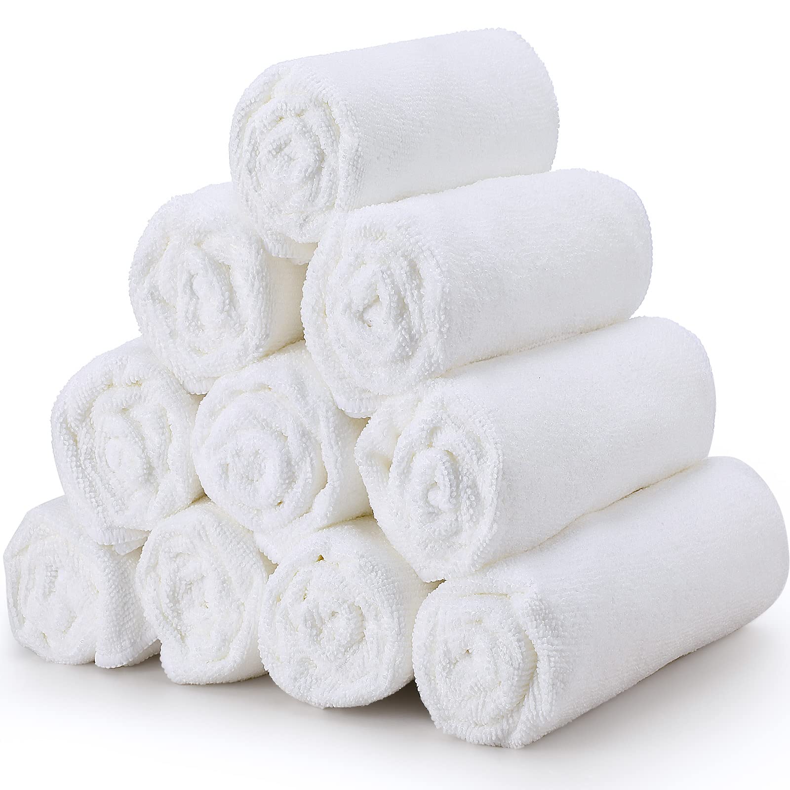 Shimeyao 26 Pack Salon Towel Bulk, Microfiber Hair Drying Bleach Proof Lint Free Absorbent Hand Towels Set for Home Salon Spa Ba