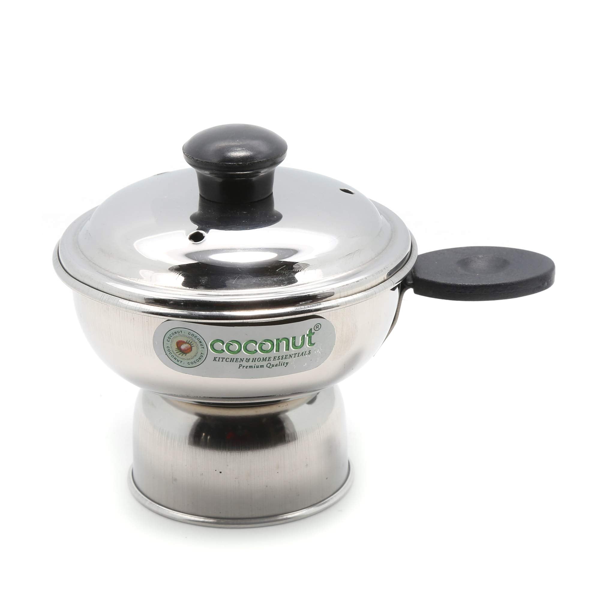 Coconut Stainless Steel Puttu Cup  Chirratu Puttu Maker  Pressure Cooker Attachment