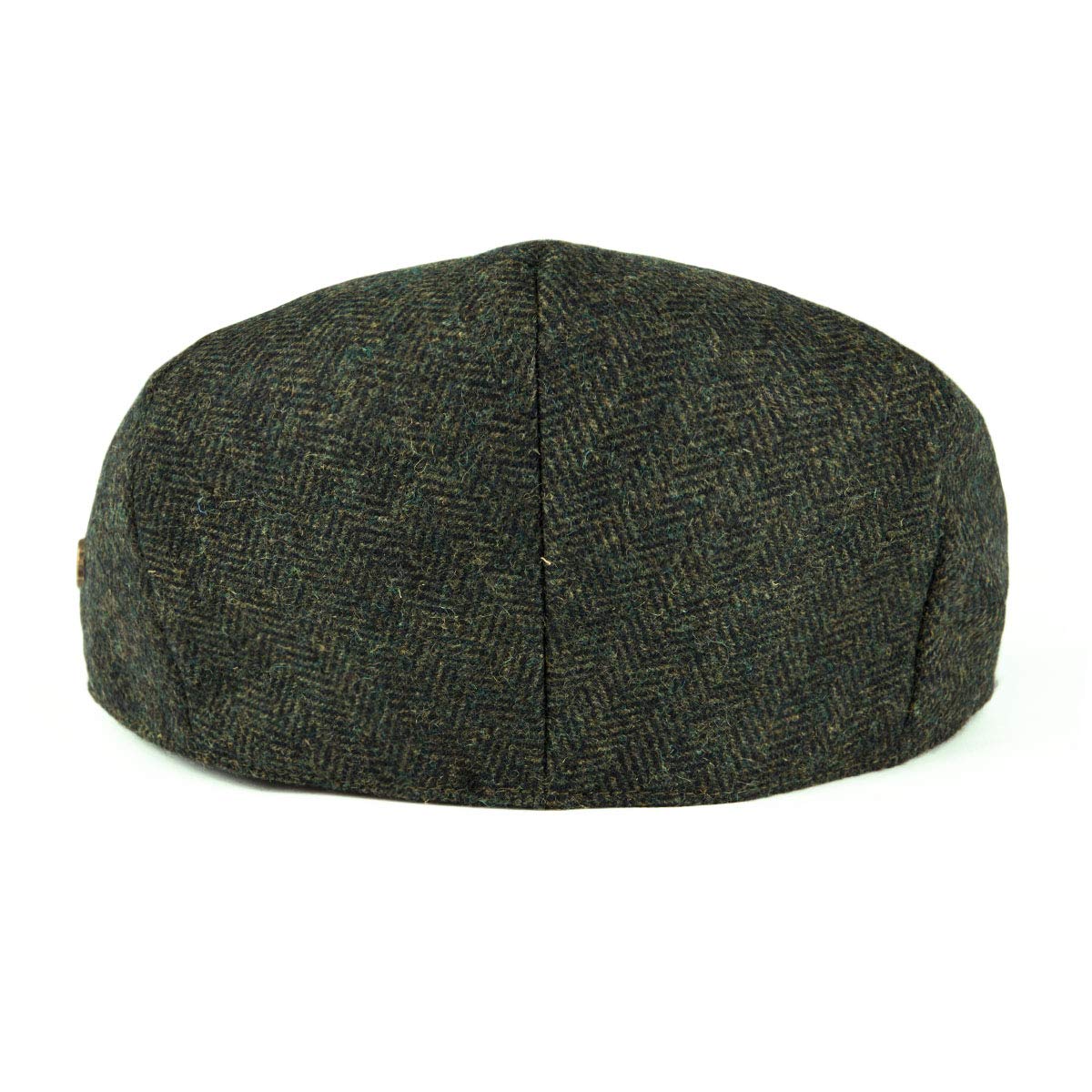 Voboom Mens Herringbone Flat Ivy Newsboy Hat Wool Blend Gatsby Cabbie Cap (Army Green, 7 78)