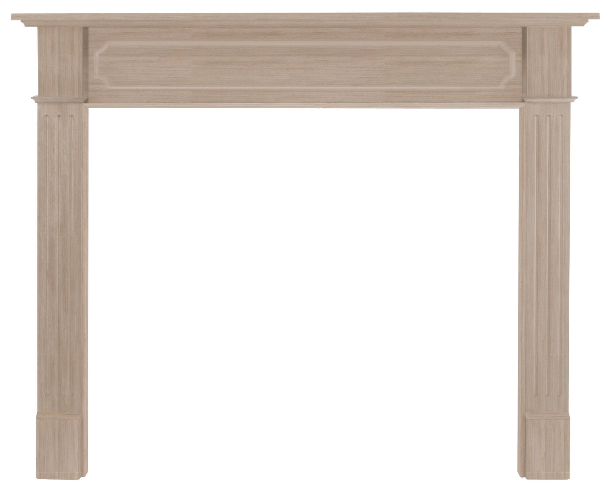 Pearl Mantels 111-50 Alamo Fireplace Mantel Surround, Interior Width 50'', Unfinished