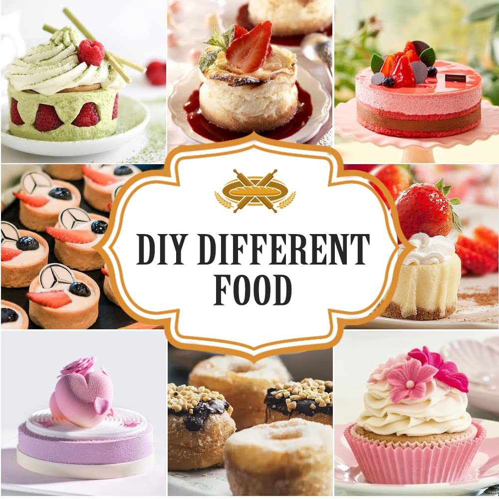 La Chat 4 Pcs Candy Molds, Silicone Oreo Cookie Chocolate Molds For Candy, Cookies, Oreos, Mini Soap, Cupcake, Pudding, Jello, M