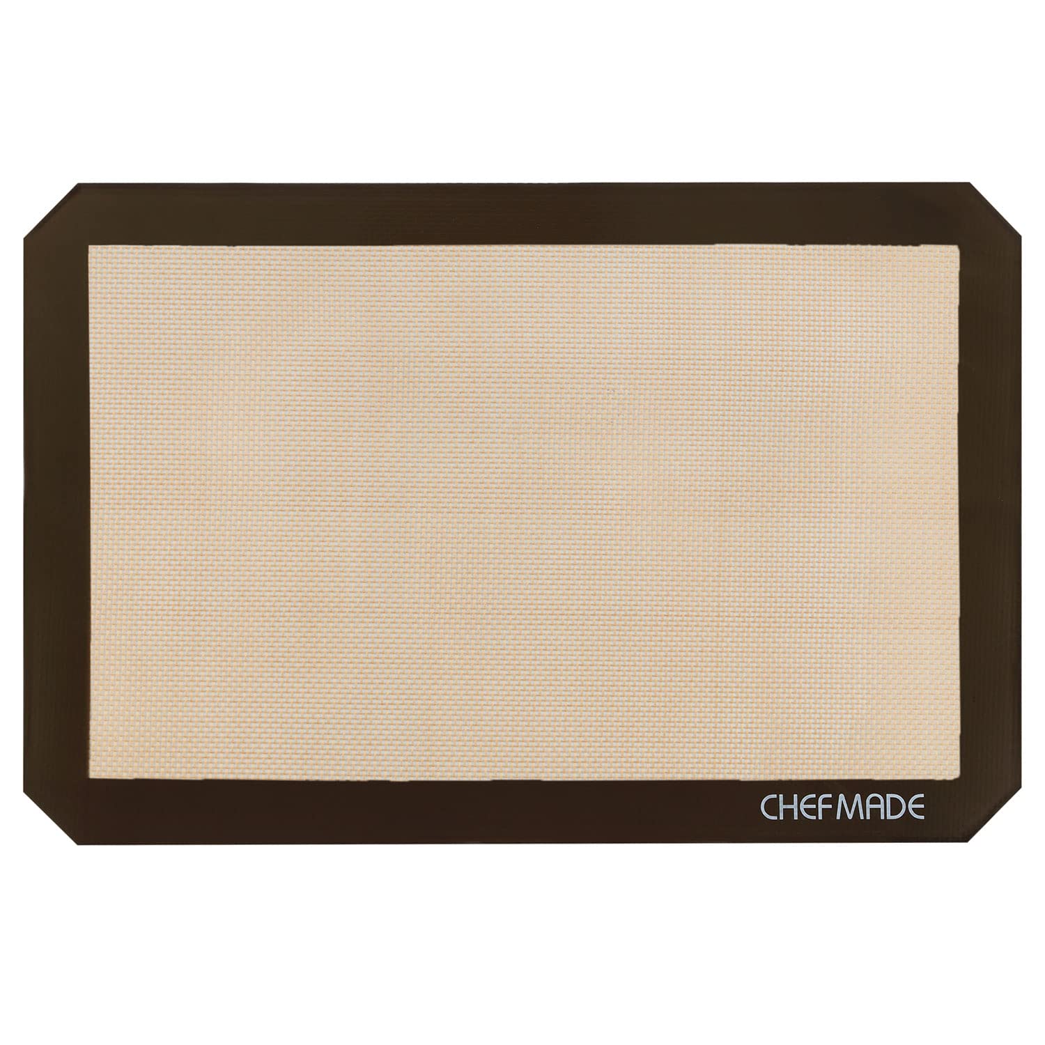 Chefmade 15-Inch Silicone Baking Mat With Measurements, Non-Stick Heat Resistant Rolling Dough Mat, For Pastry,Pizza, Fondant An