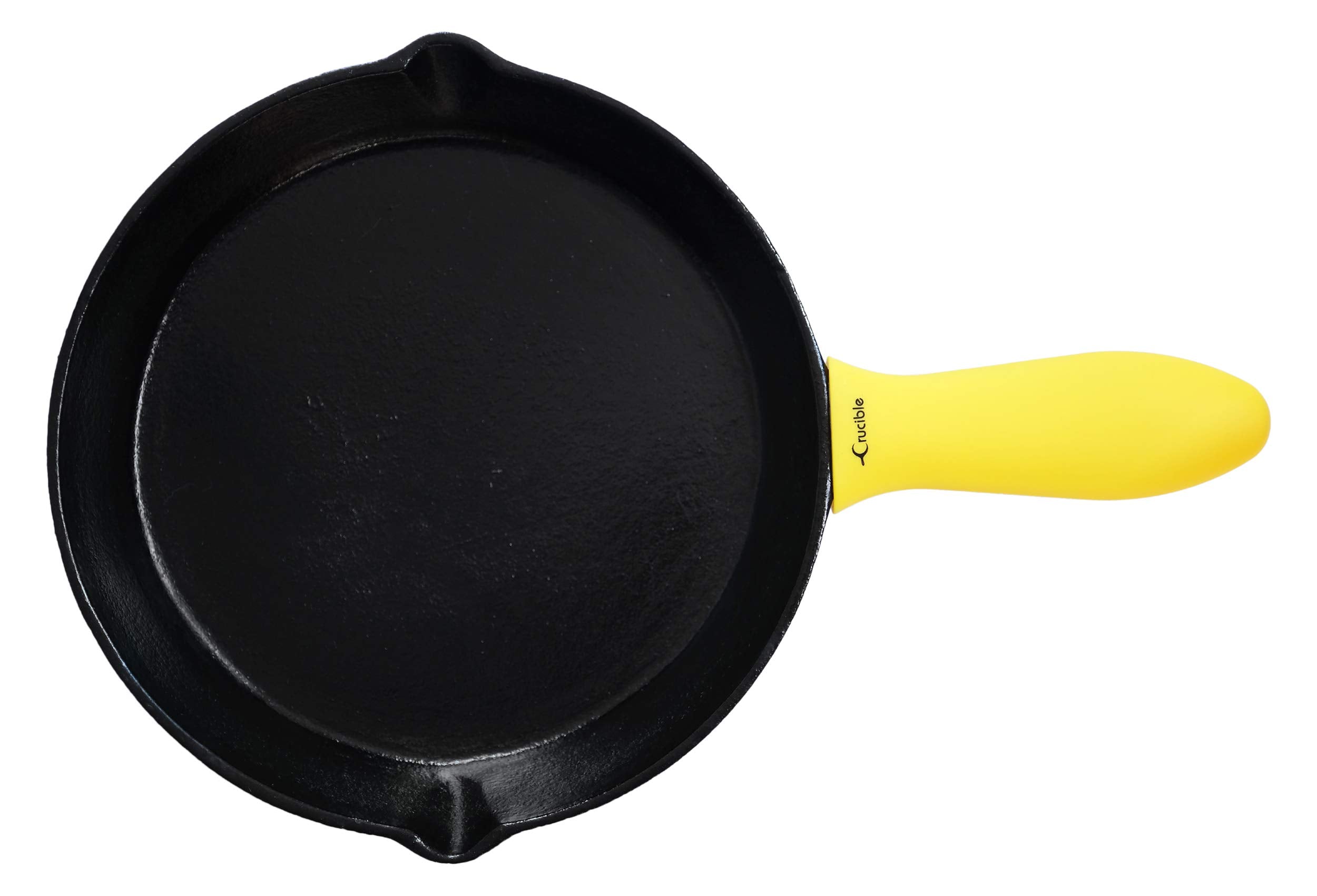 Crucible Cookware Silicone Hot Handle Holders (Large, Yellow)