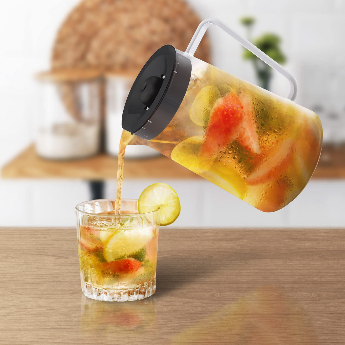 3Qt Glass Pitcher For Wirsh Iced Tea&Coffee Maker