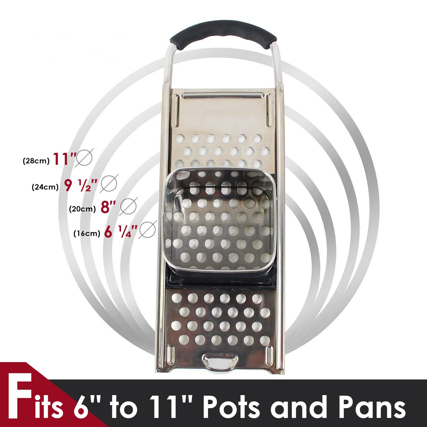 Premium Grade Stainless Steel Spaetzle Maker With Comfort Grip Handle, Homemade Traditional German Egg Noodle Dumpling Making To