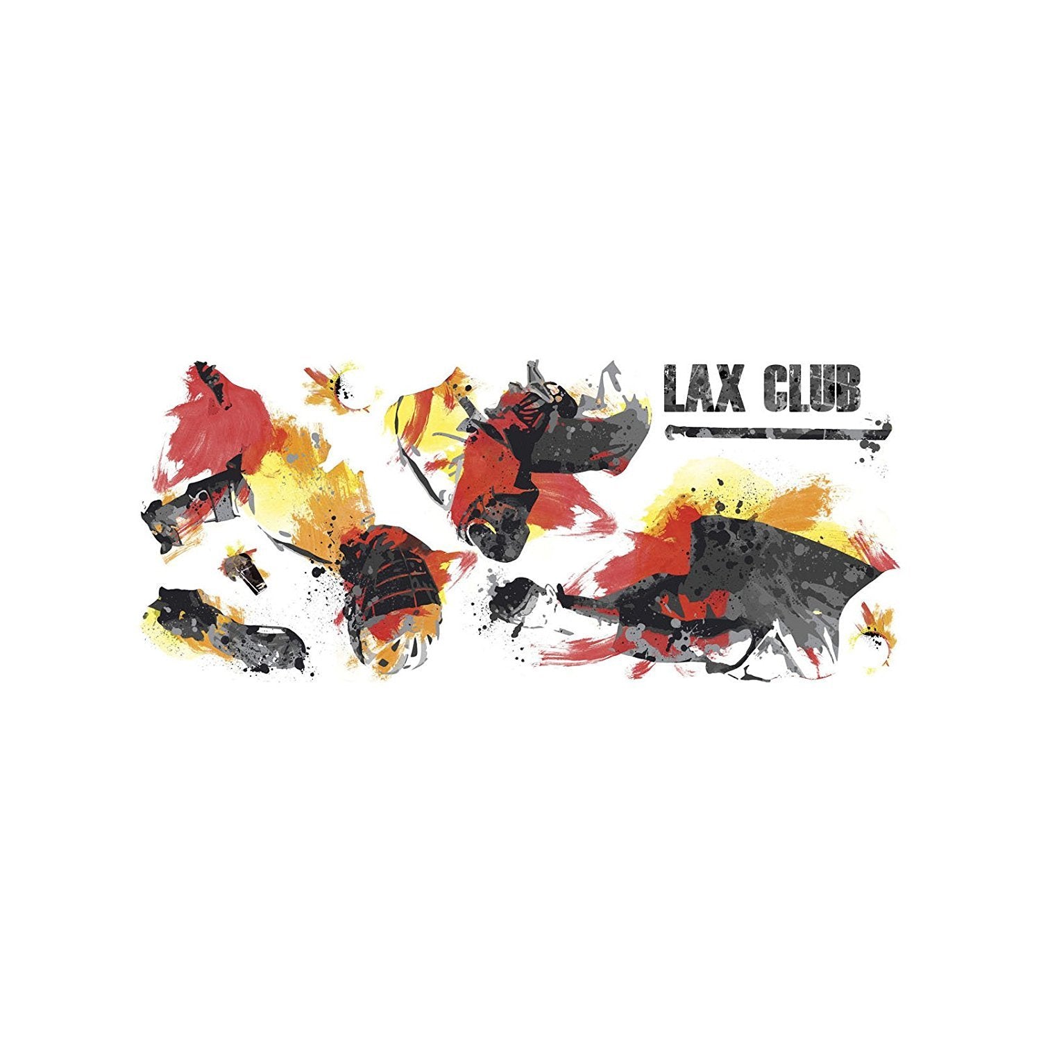 Roommates Rmk2570Gm Lacrosse Champion Peel And Stick Giant Wall Decal