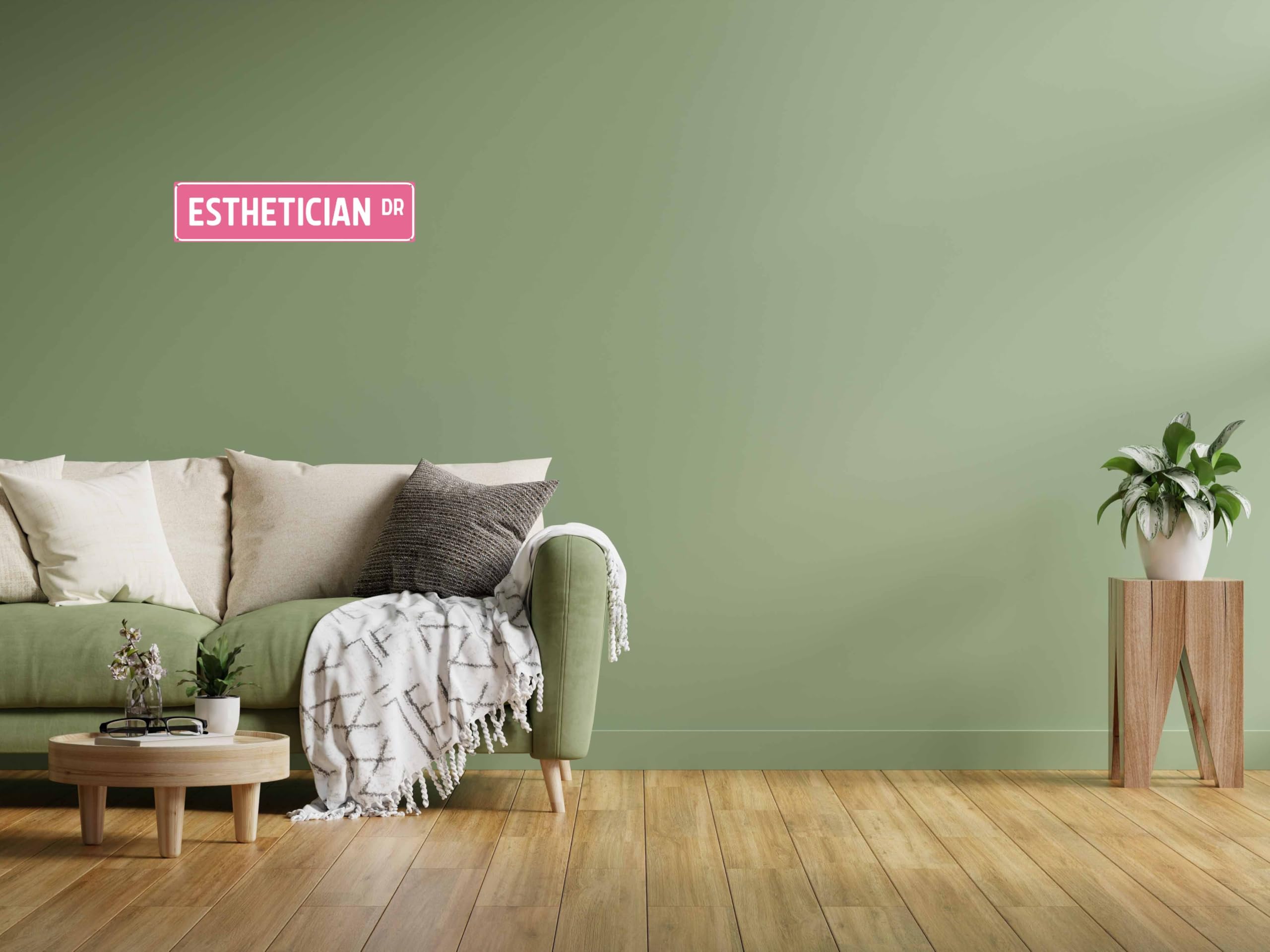 Aimlayton Esthetician Dr Metal Sign 4x16in Spa Salon Plaque for Bathroom Office Skincare Decor Gift