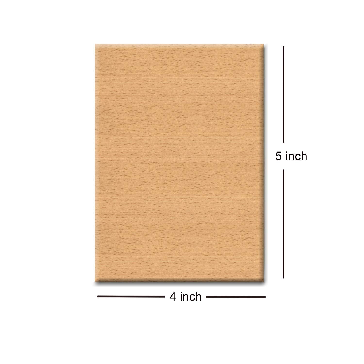 Incredible Gifts India Personalized Wooden Plaque for Rakhi Gift For Sister And Borther (5x4 inches, Wood, Brown)