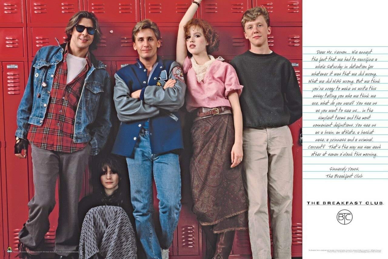 YOOY The Breakfast Club Poster 36 x 24in