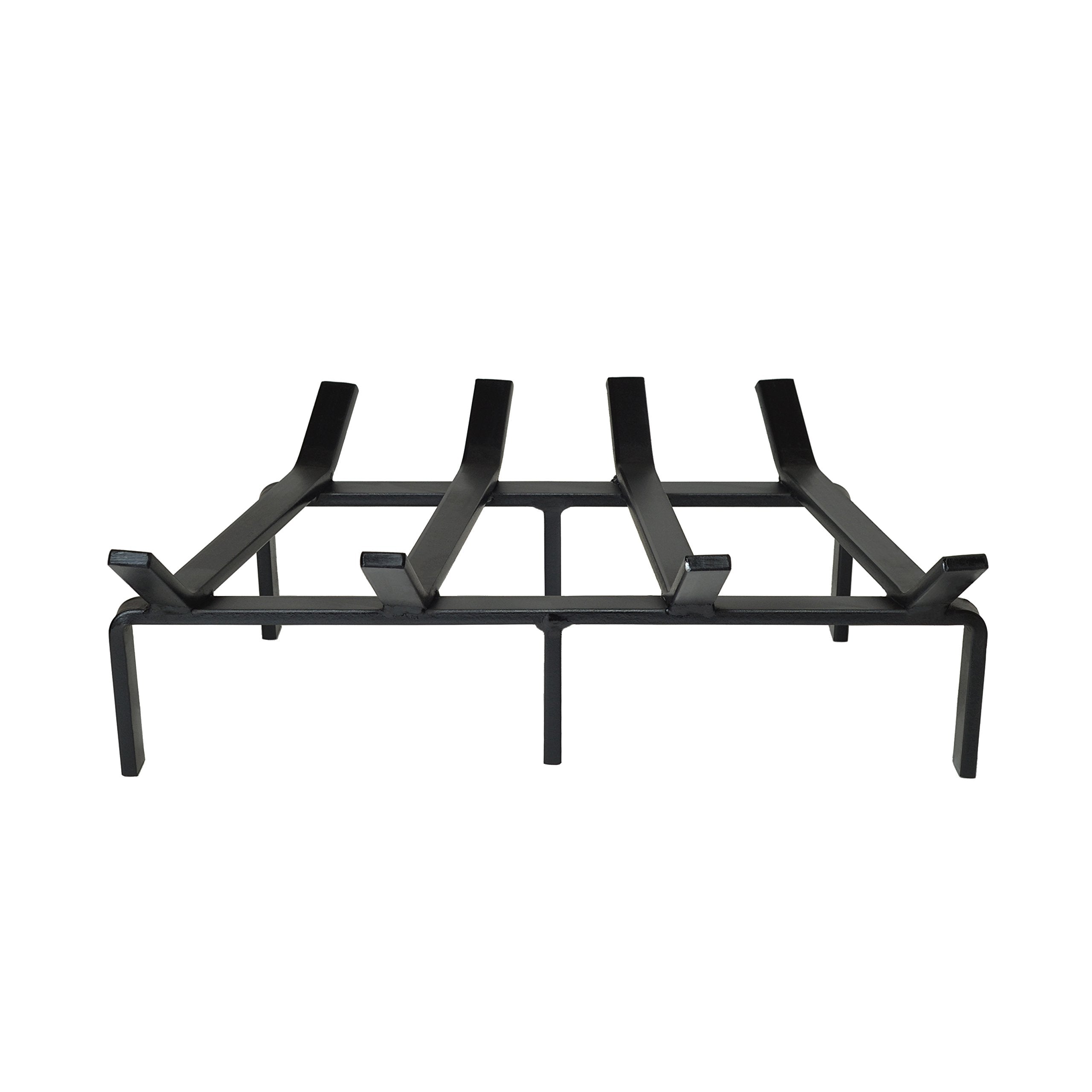 Steelfreak Heavy Duty Steel Fireplace Grate - Made In The Usa (15 Inch)