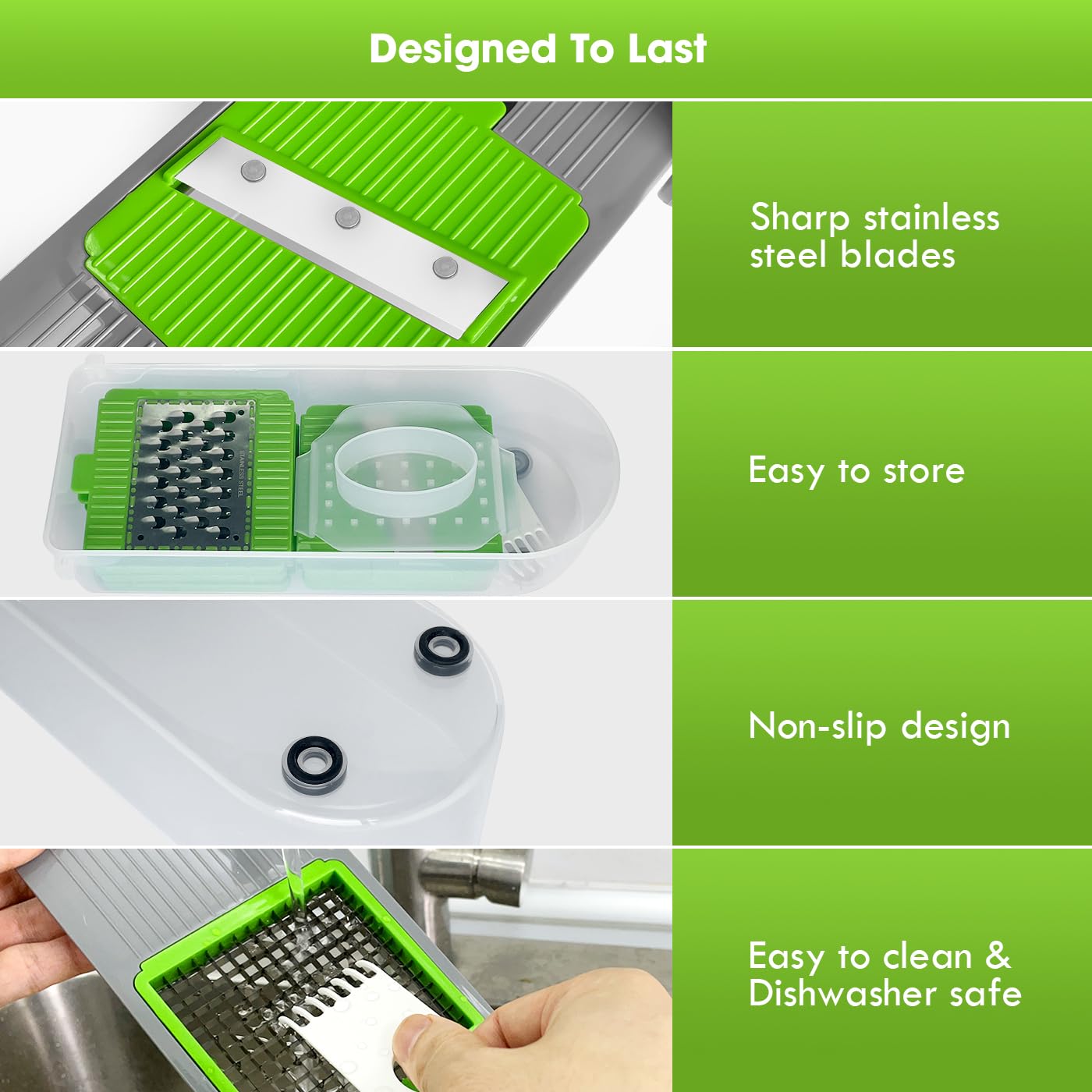 Lhs Vegetable Chopper Slicer 7 In 1 Veggie Chopper Dicer Cutter Multifunctional Food Chopper Onion Chopper Salad Potato Cutter V